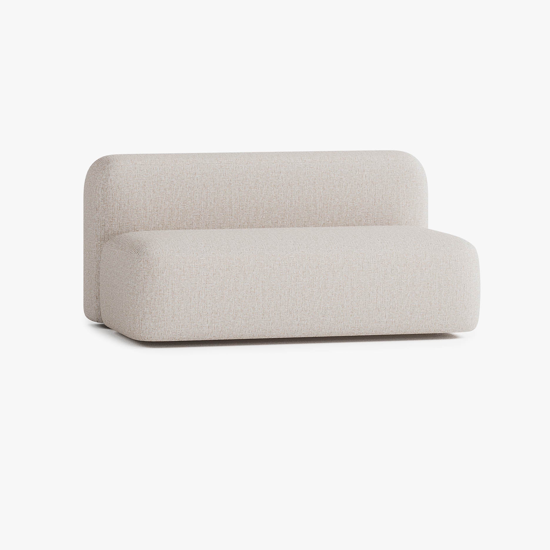 Max Sofa, Composition A1, 2 Seats, Upholstery S12