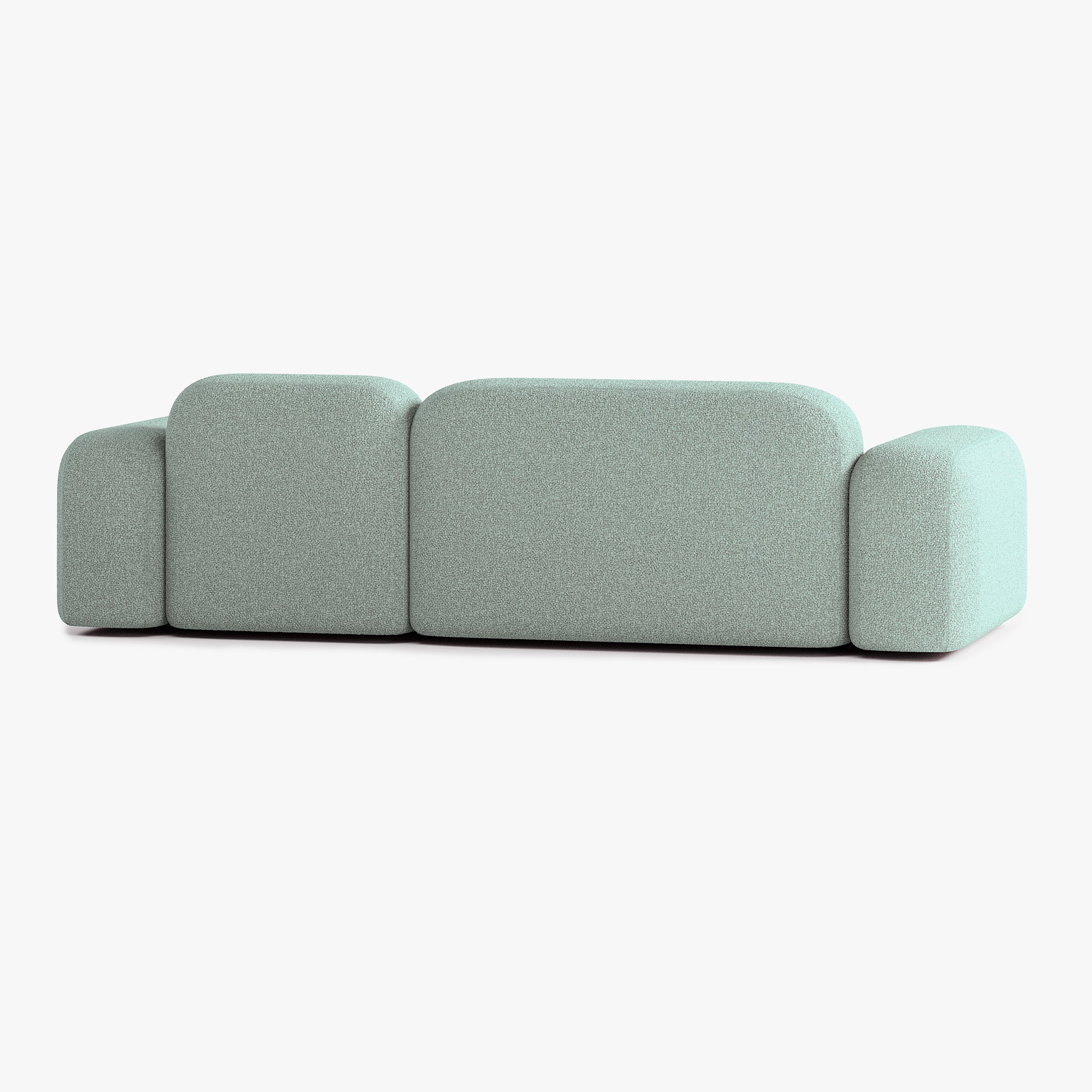 Sofa Max, Zusammenstellung A20, 3-Sitzer, Chaiselongue rechts, Bezug E13