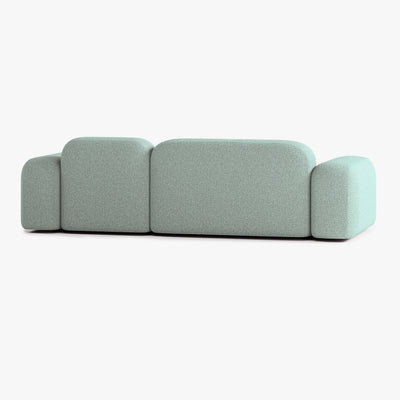 Sofa Max, Zusammenstellung A20, 3-Sitzer, Chaiselongue rechts, Bezug E13