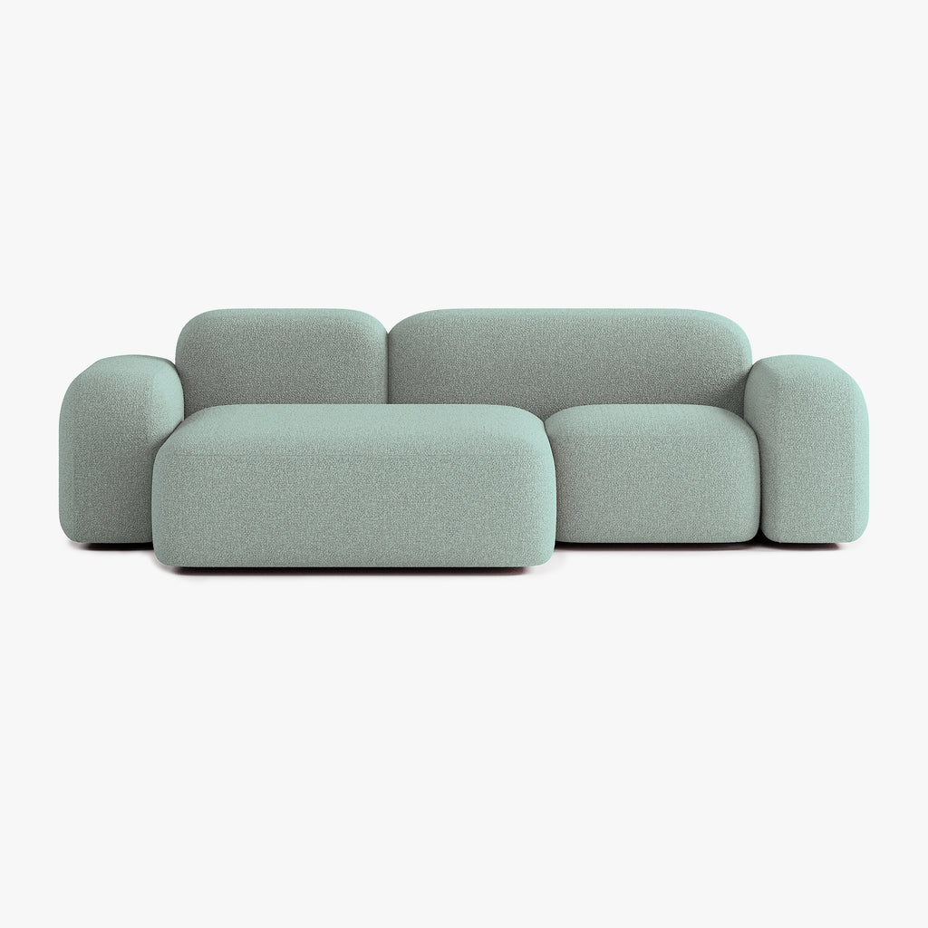 Max Sofa, Composition A20, 3 Seats, Left Chaise, Upholstery E13