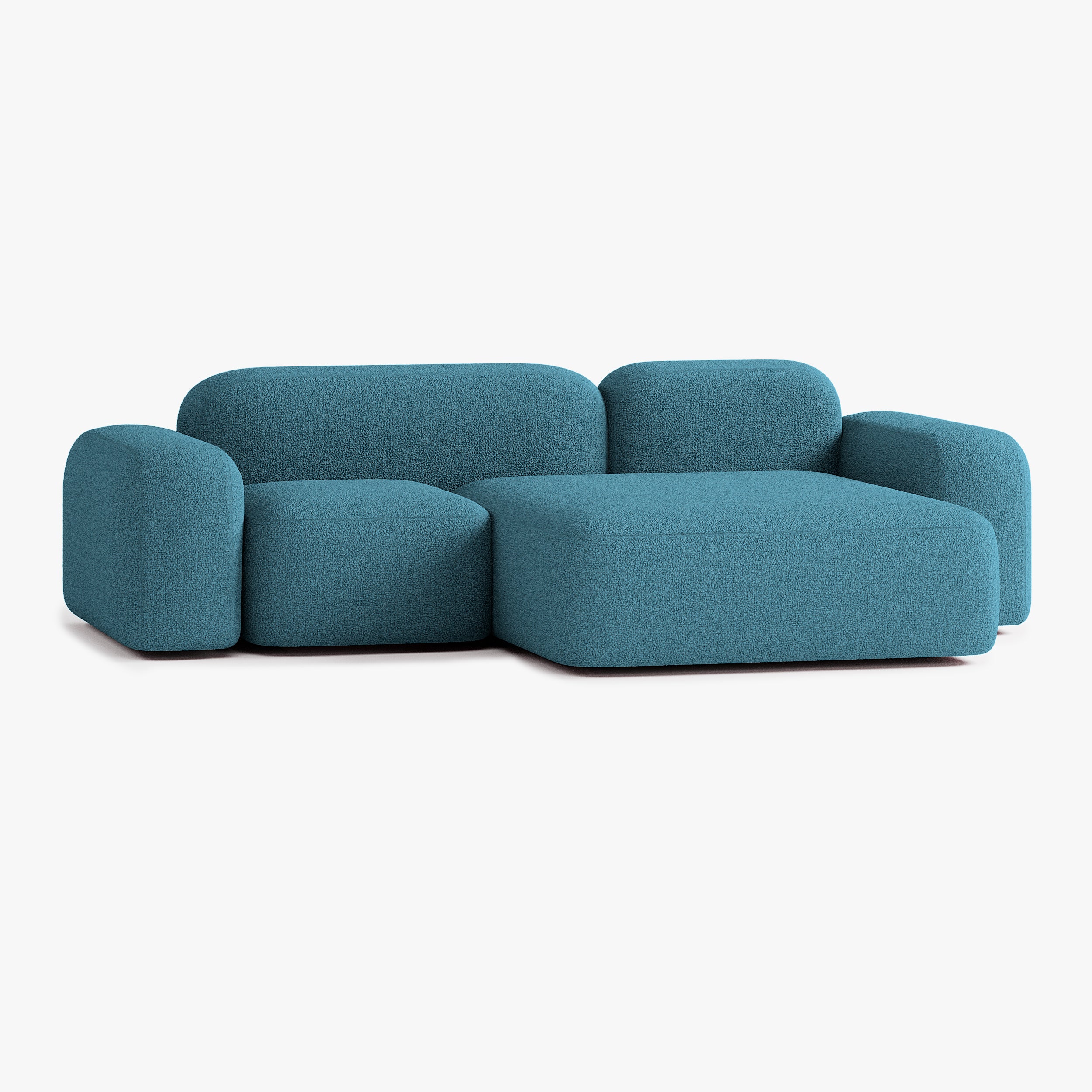 Sofa Max, Zusammenstellung A20, 3-Sitzer, Chaiselongue rechts, Bezug E14