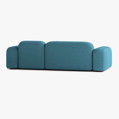 Sofa Max, Zusammenstellung A20, 3-Sitzer, Chaiselongue rechts, Bezug E14