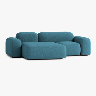 Max Sofa, Composition A20, 3 Seats, Left Chaise, Upholstery E14