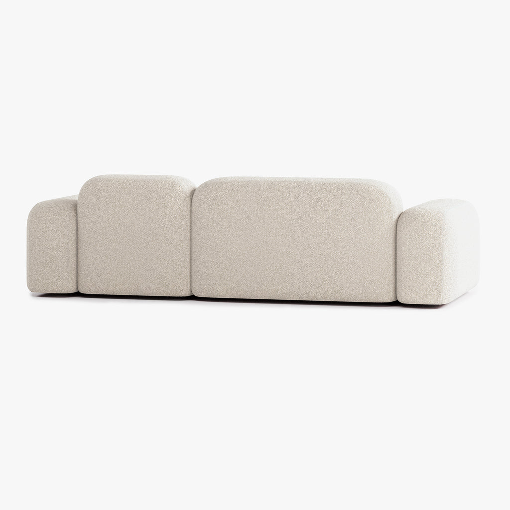 Max Sofa, Composition A20, 3 Seats, Right Chaise, Upholstery E2