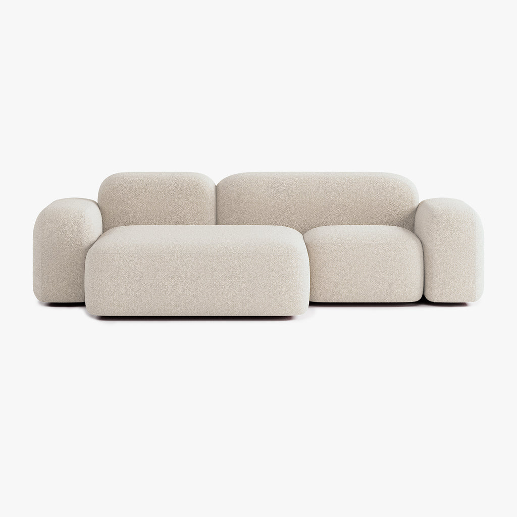 Max Sofa, Composition A20, 3 Seats, Left Chaise, Upholstery E2