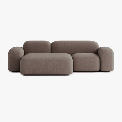 Max Sofa, Composition A20, 3 Seats, Left Chaise, Upholstery E5