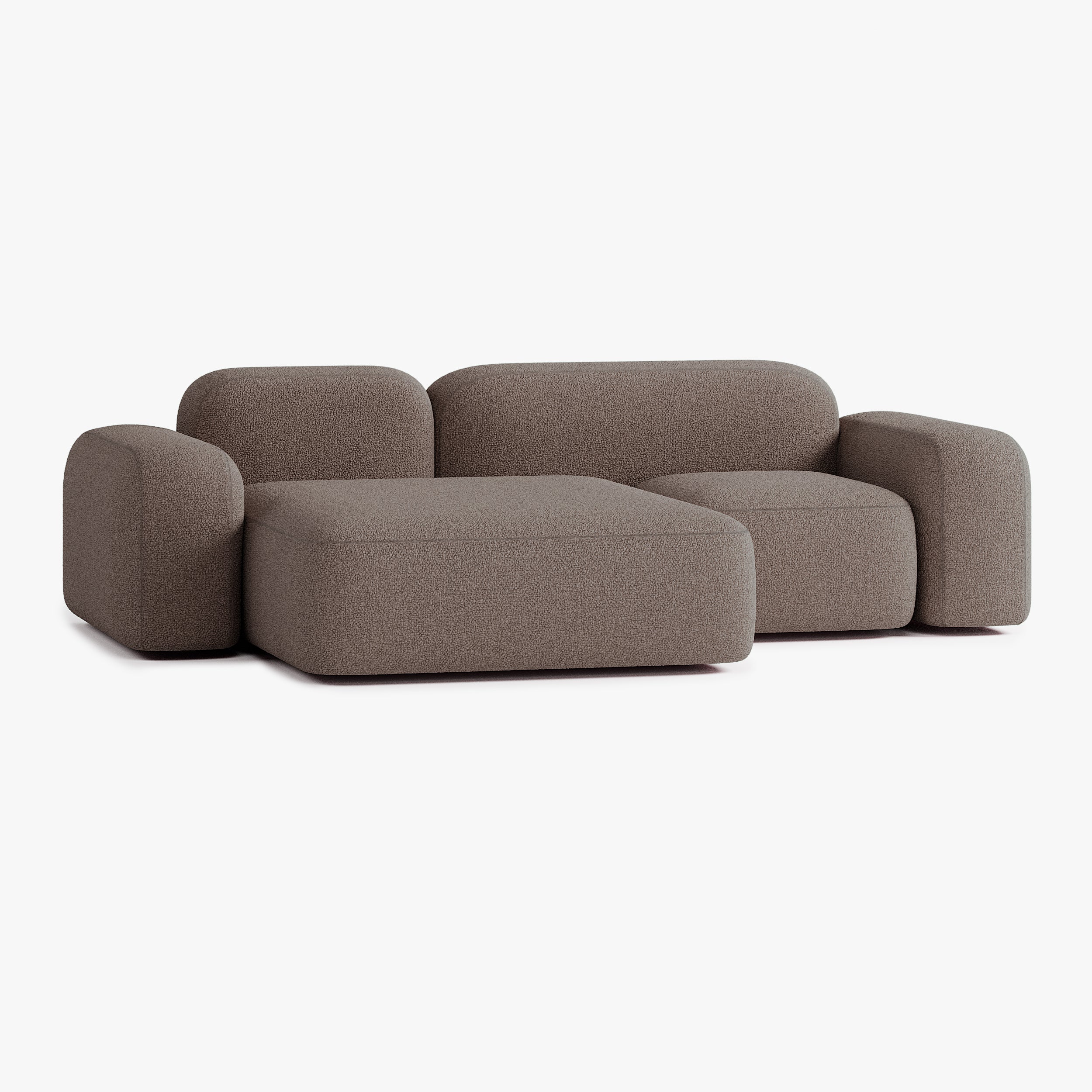 Max Sofa, Composition A20, 3 Seater, Left Peninsula, E5 Upholstery