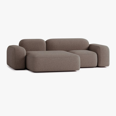 Max Sofa, Composition A20, 3 Seats, Left Chaise, Upholstery E5