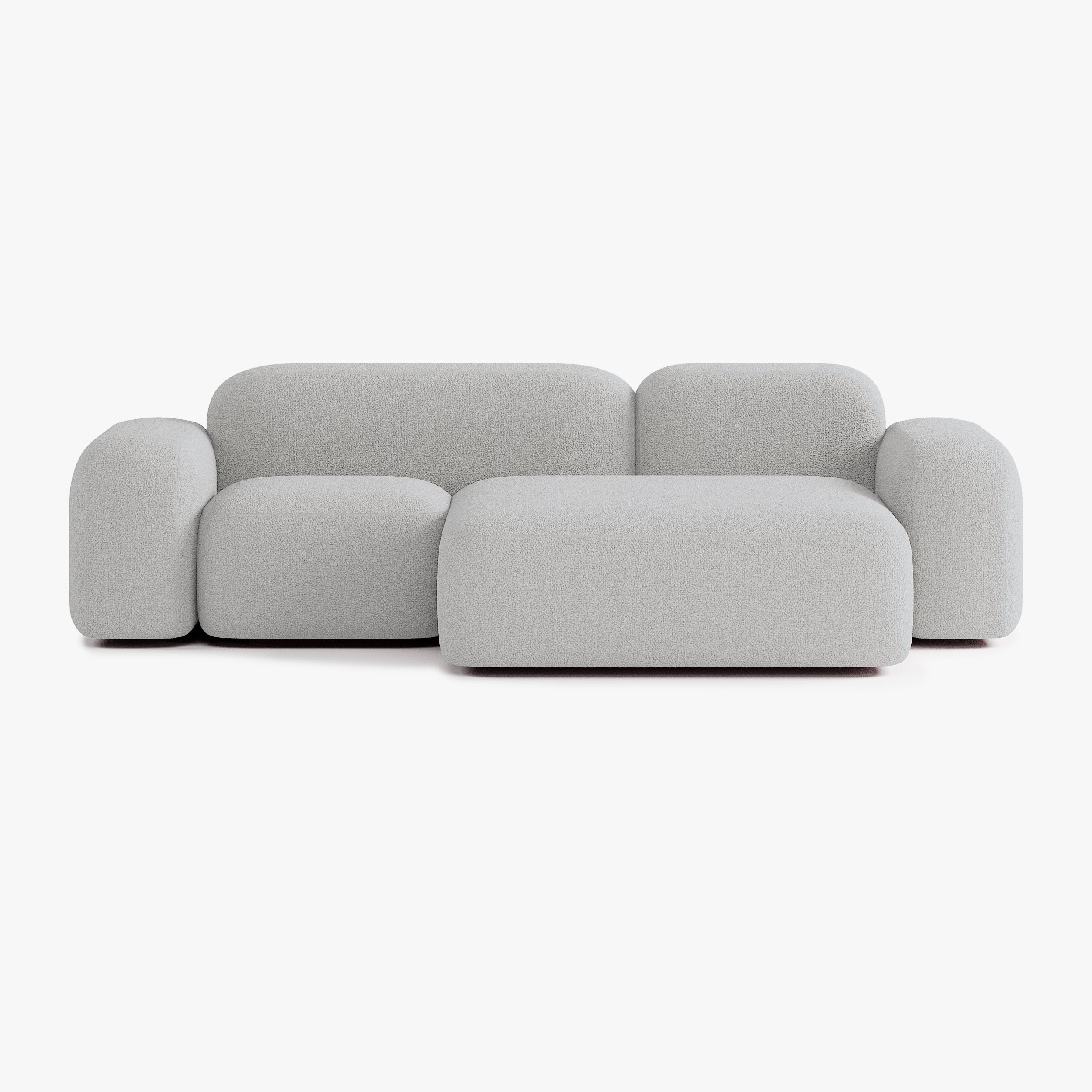 Max Sofa, Composition A20, 3 Seater, Peninsula on the Right, E7 Upholstery
