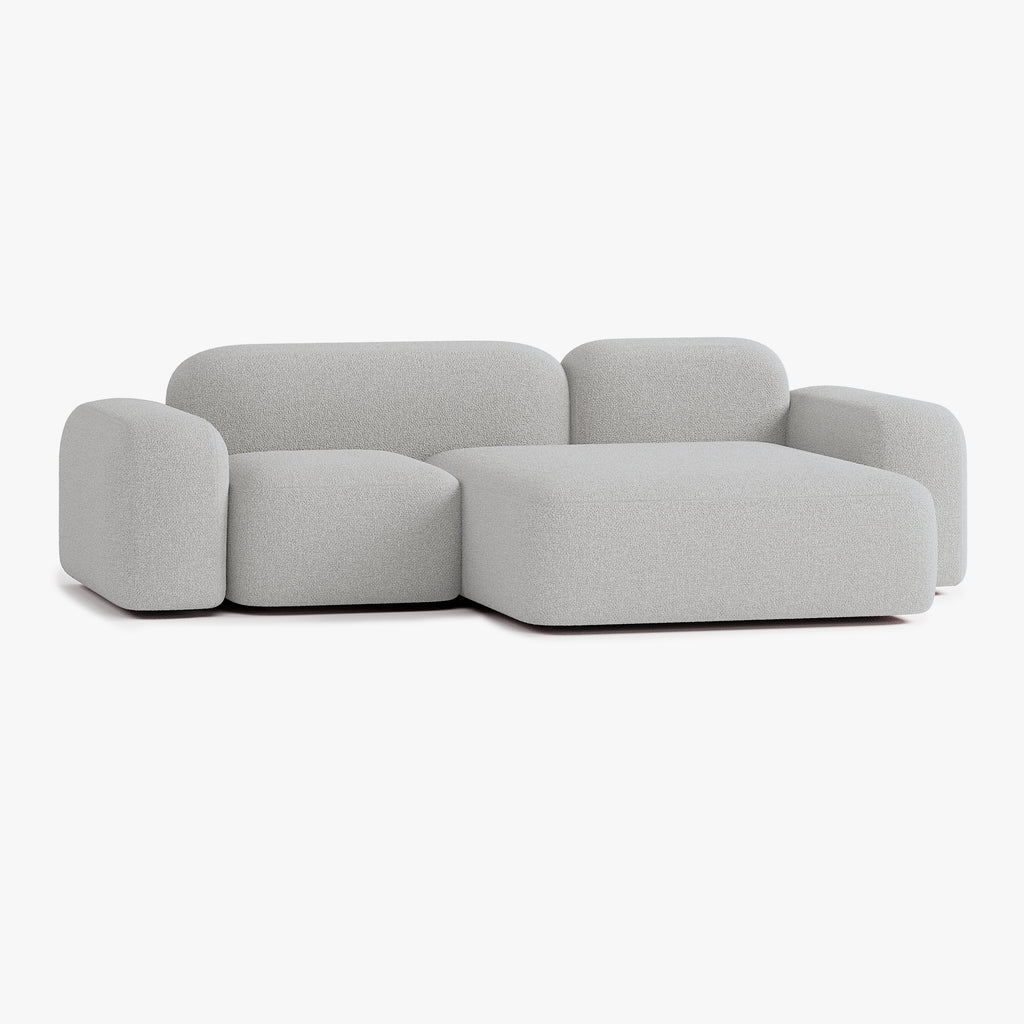 Max Sofa, Composition A20, 3 Seats, Right Chaise, Upholstery E7