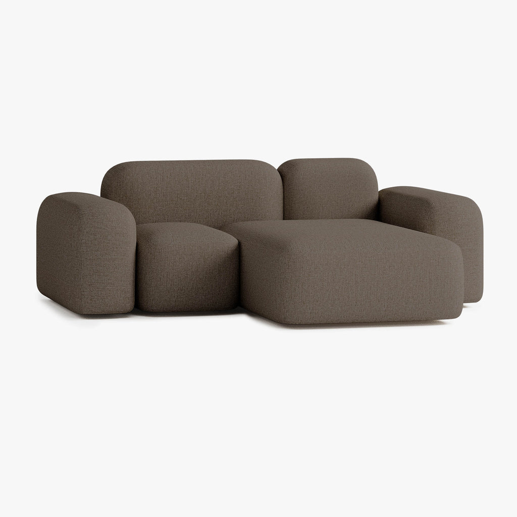 Max Sofa, Composition A20, 2 Seats, Right Chaise, Upholstery S10