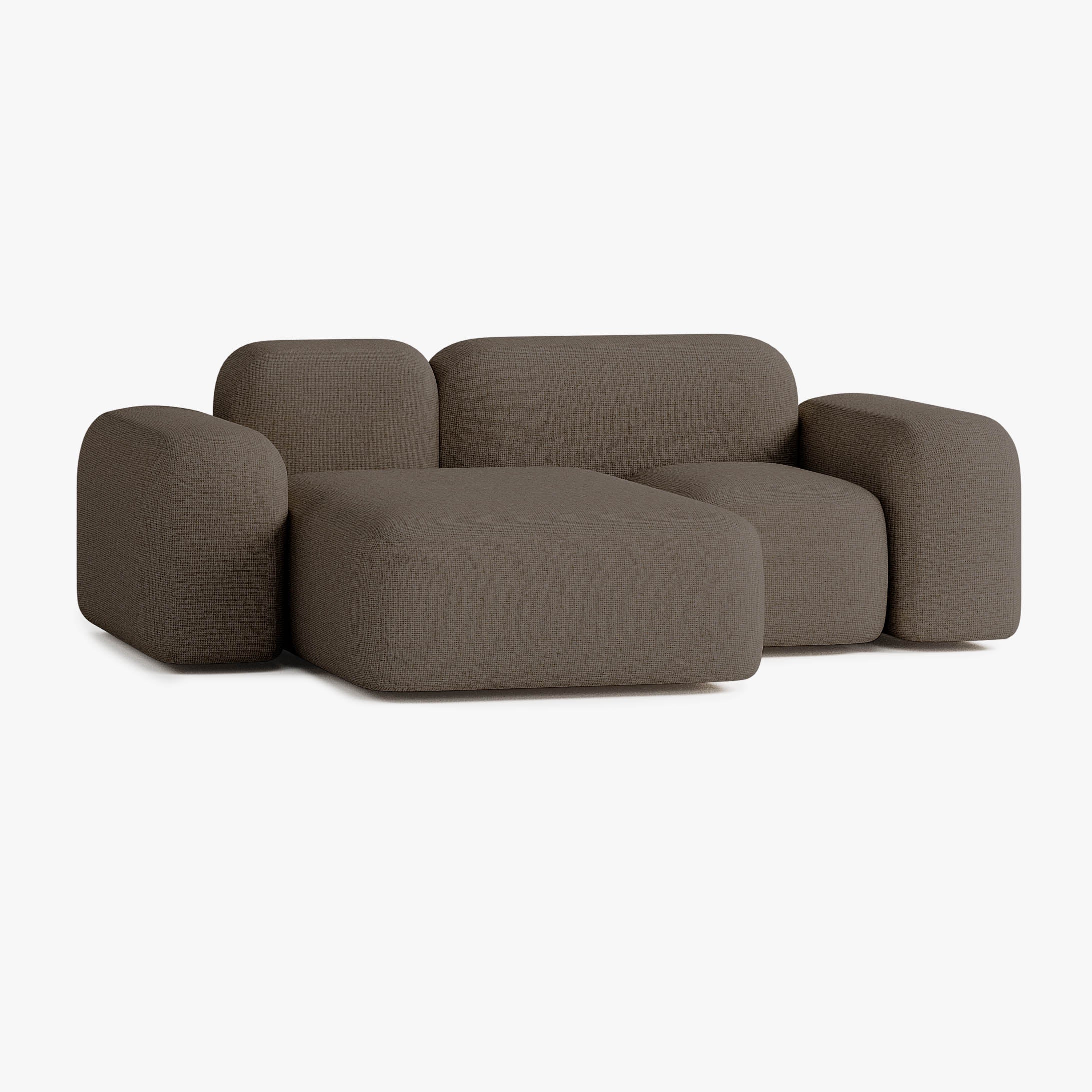 Max Sofa, Composition A20, 2 Seats, Left Chaise, Upholstery S10