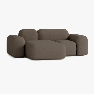 Max Sofa, Composition A20, 2 Seats, Left Chaise, Upholstery S10