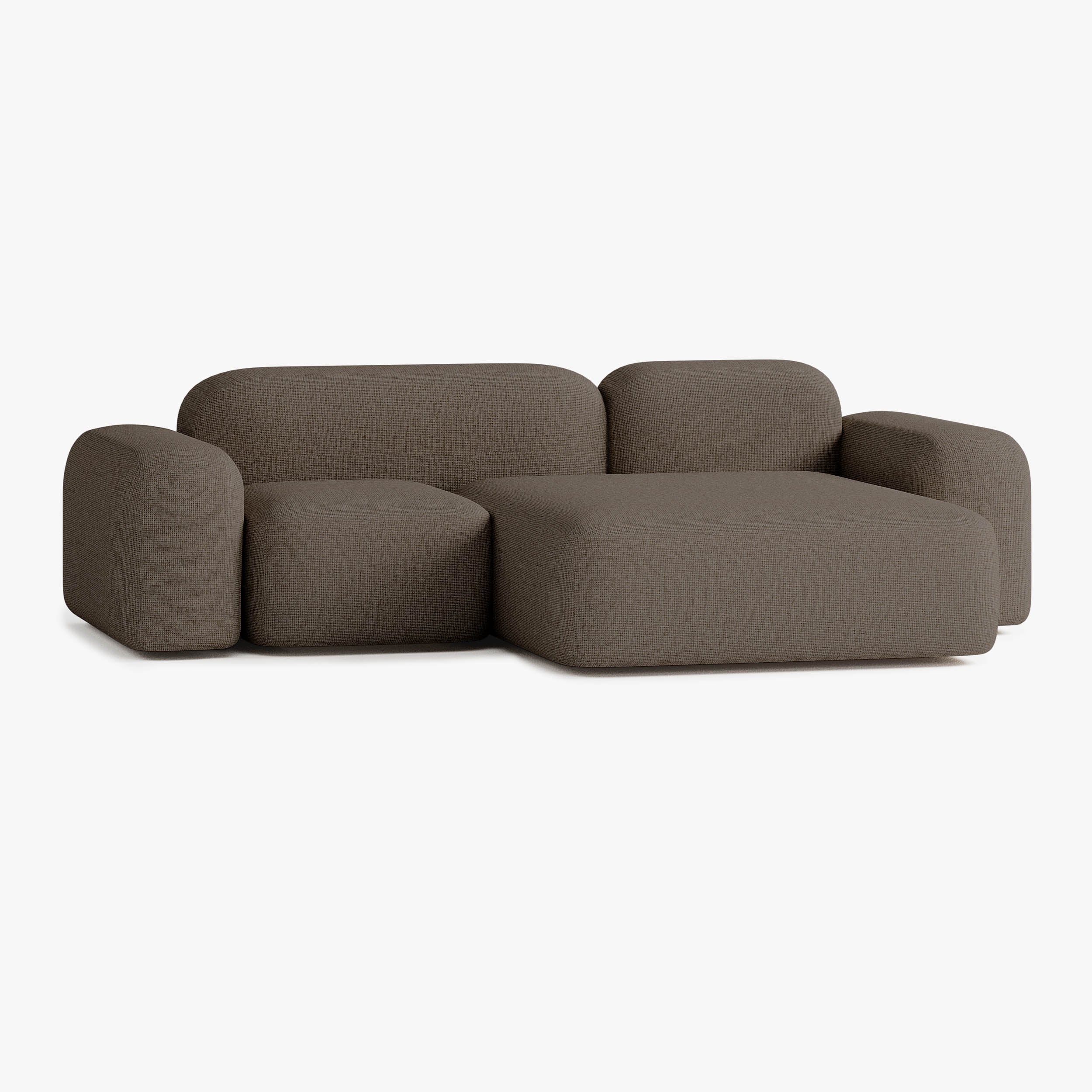 Sofa Max, Zusammenstellung A20, 3-Sitzer, Recamiere rechts, Bezug S10