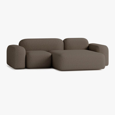 Sofa Max, Zusammenstellung A20, 3-Sitzer, Recamiere rechts, Bezug S10