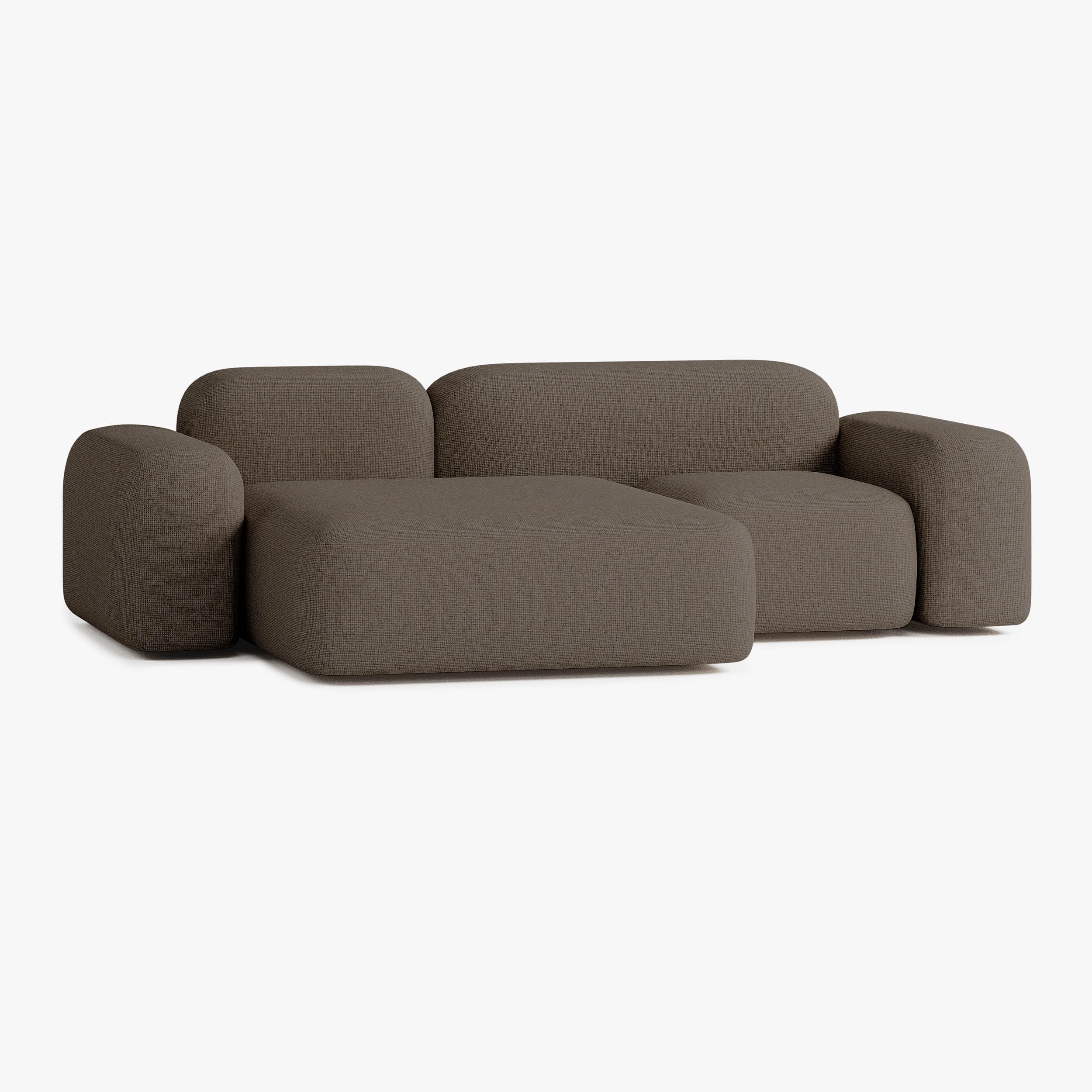 Max Sofa, Composition A20, 3 Seats, Left Chaise, Upholstery S10