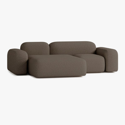 Max Sofa, Composition A20, 3 Seats, Left Chaise, Upholstery S10