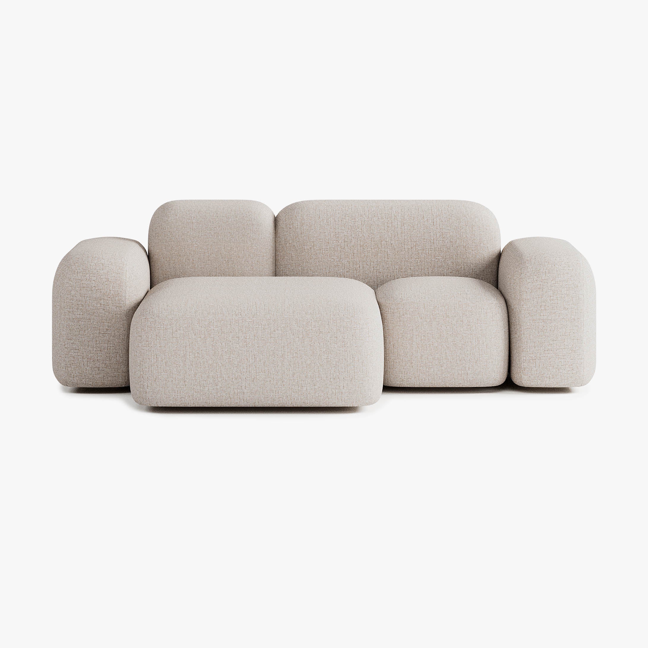 Max Sofa, Composition A20, 2 Seats, Left Chaise, Upholstery S12