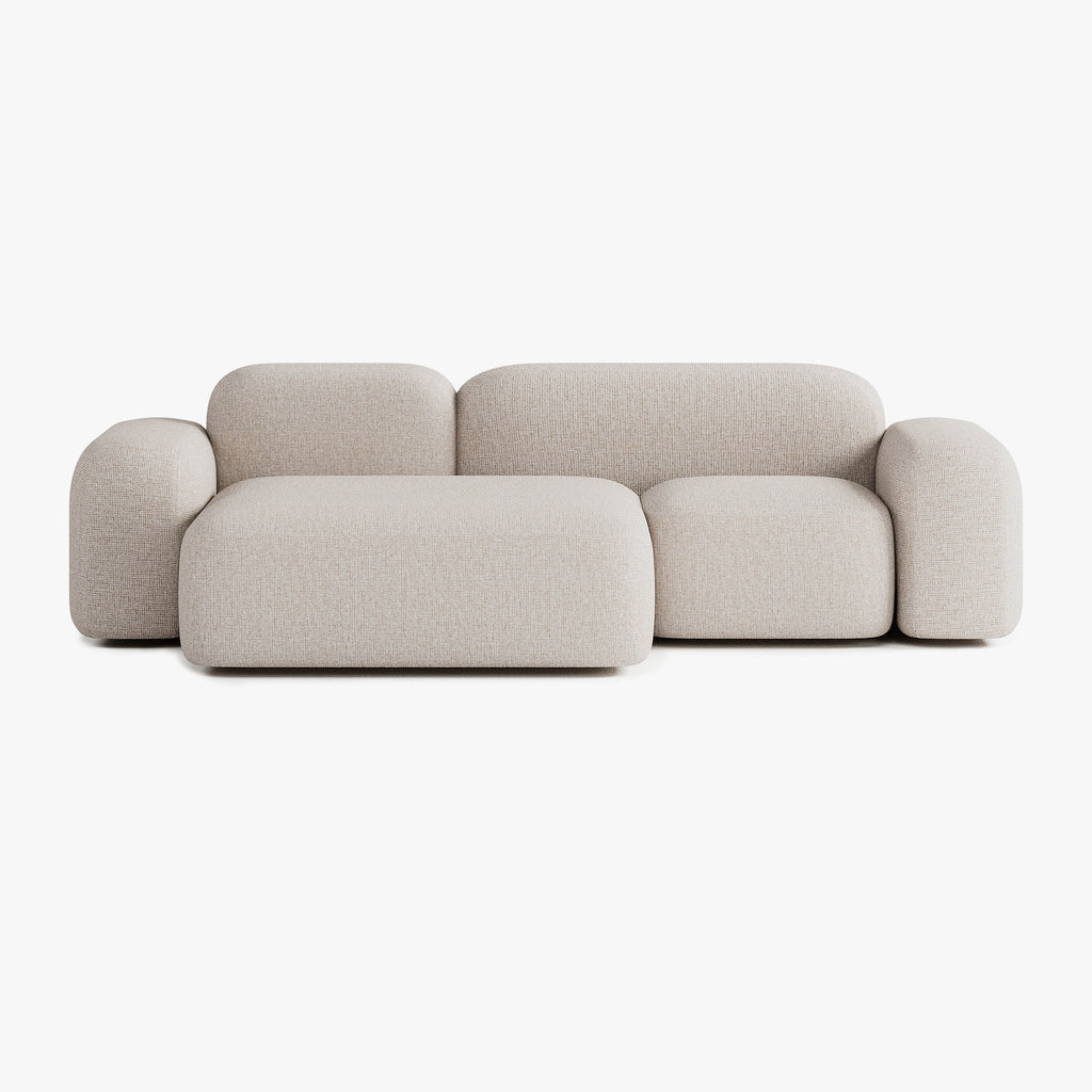 Max Sofa, Composition A20, 3 Seats, Left Chaise, Upholstery S12