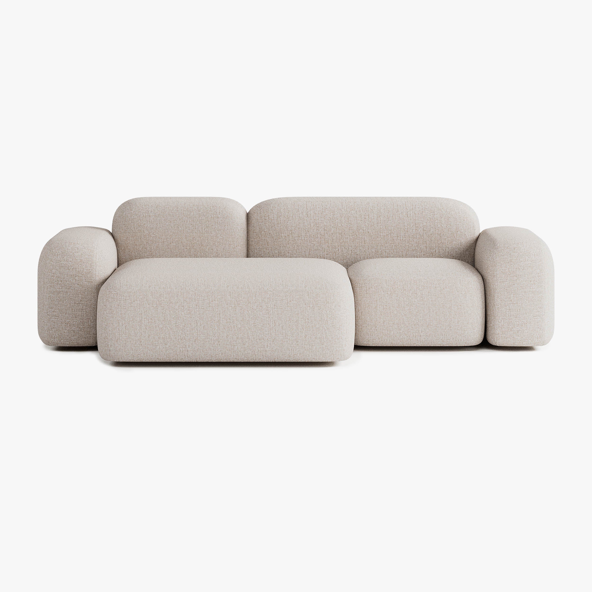 Max Sofa, Composition A20, 3 Seats, Left Chaise, Upholstery S12