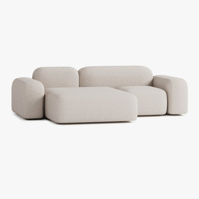 Max Sofa, Composition A20, 3 Seats, Left Chaise, Upholstery S12