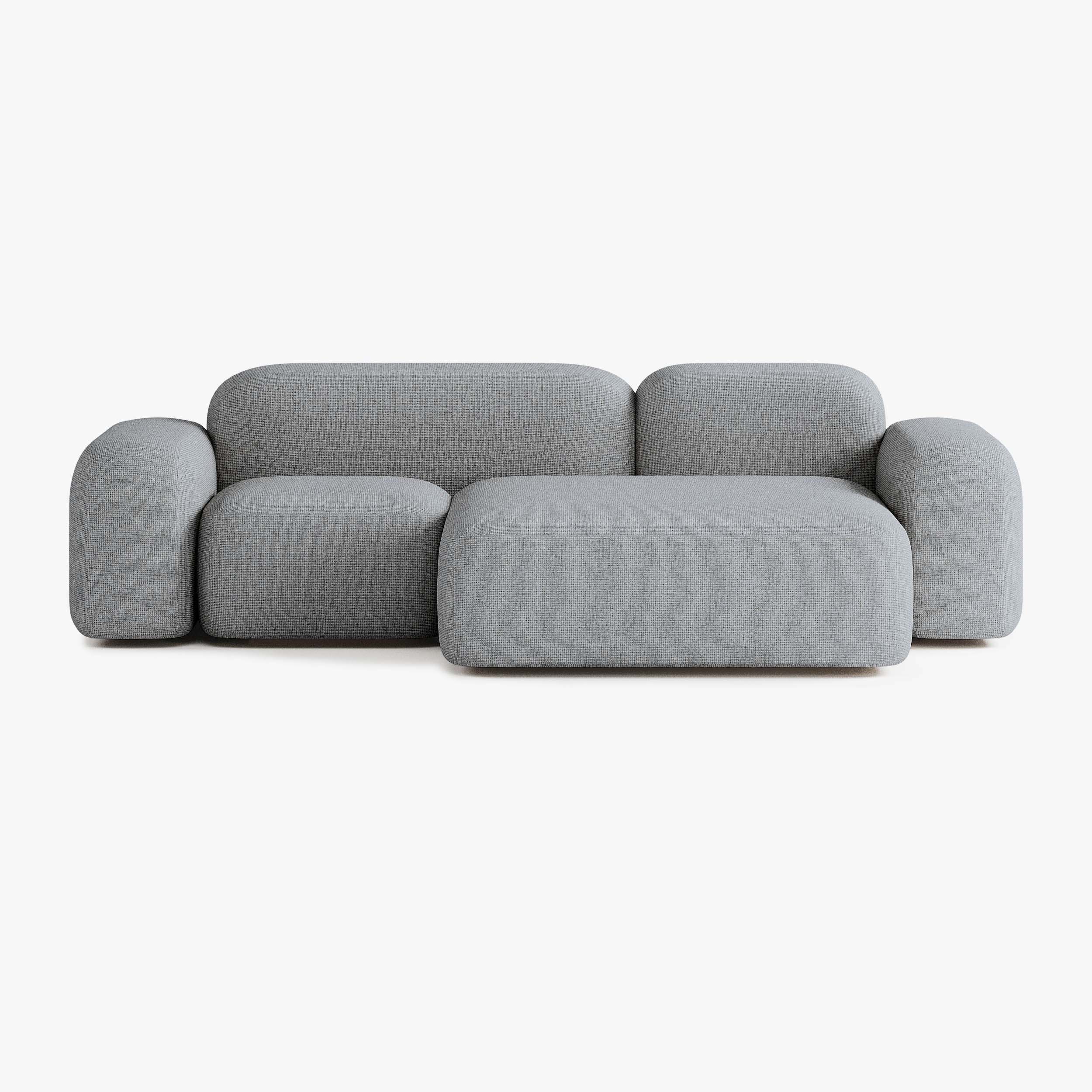 Max Sofa, Composition A20, 3 Seater, Peninsula on the Right, S13 Upholstery