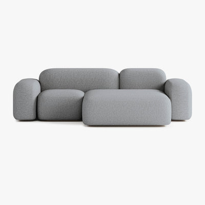 Sofa Max, Zusammenstellung A20, 3-Sitzer, Recamiere rechts, Bezug S13