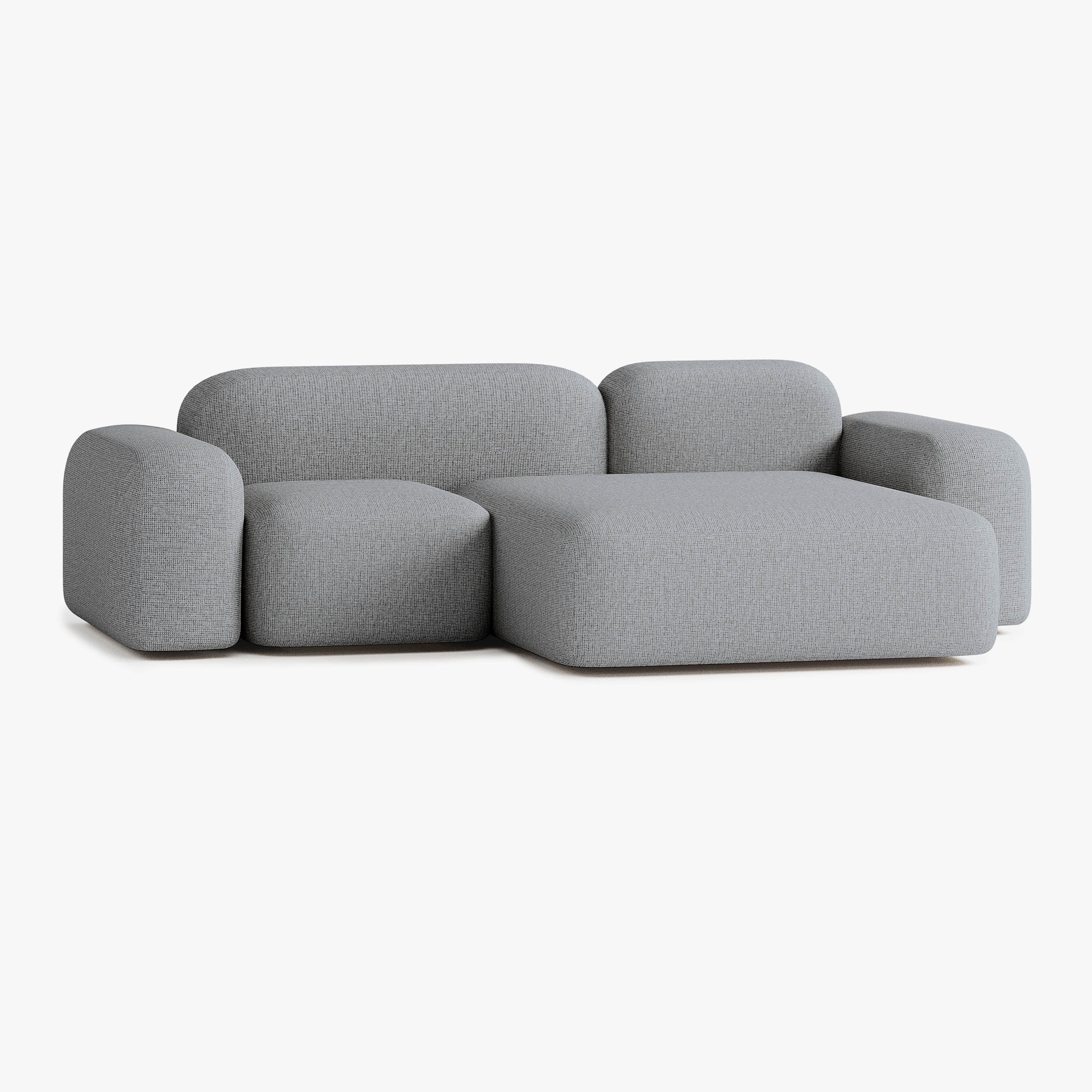 Max Sofa, Composition A20, 3 Seater, Peninsula on the Right, S13 Upholstery