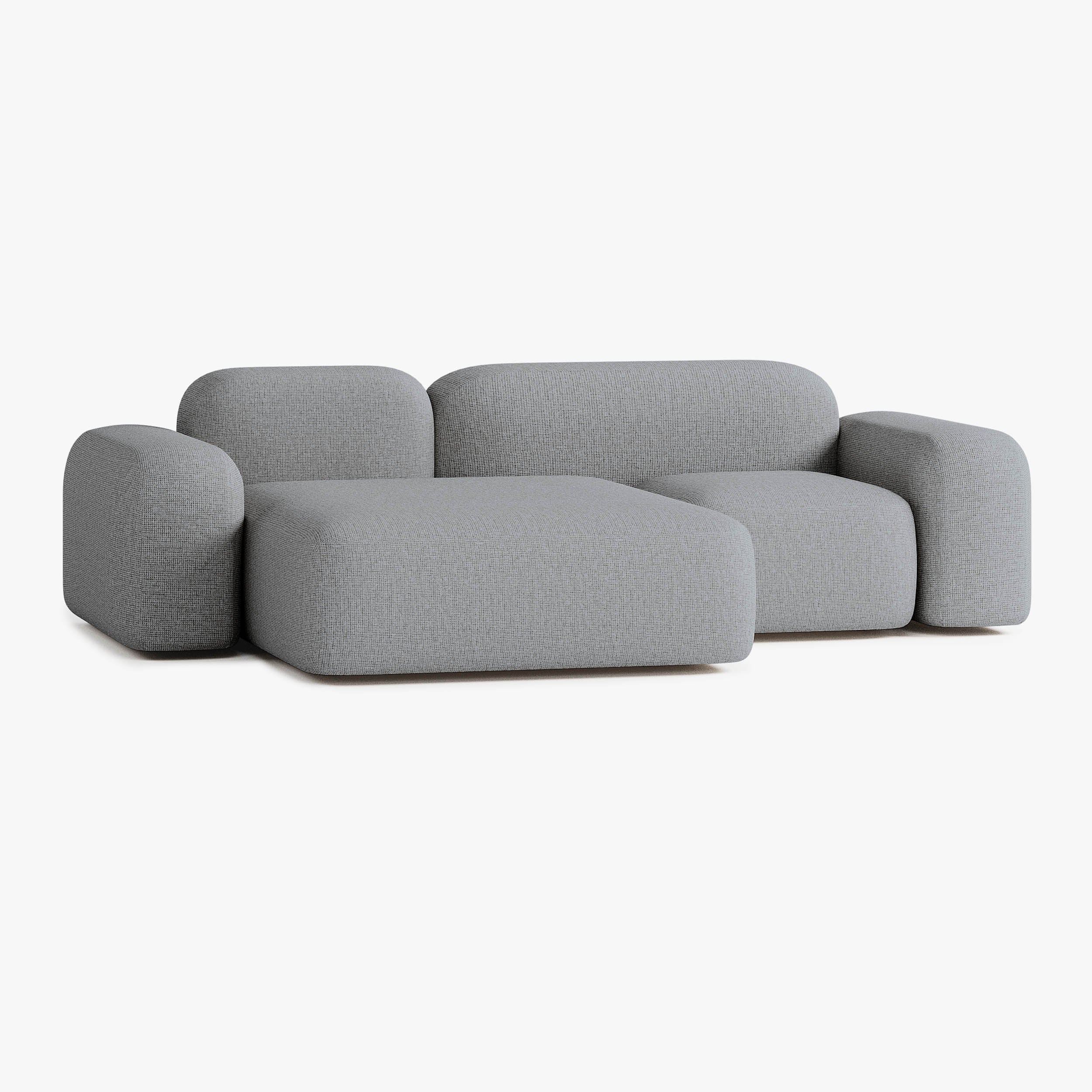 Max Sofa, Composition A20, 3 Seats, Left Chaise, Upholstery S13