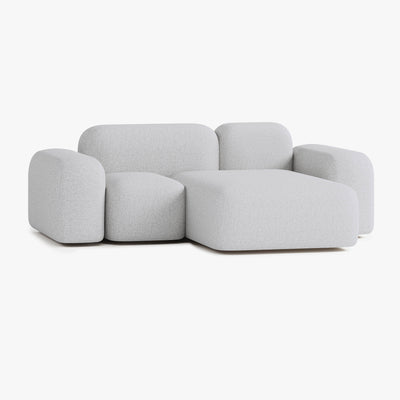 Max Sofa, Composition A20, 2 Seats, Right Chaise, Upholstery S1