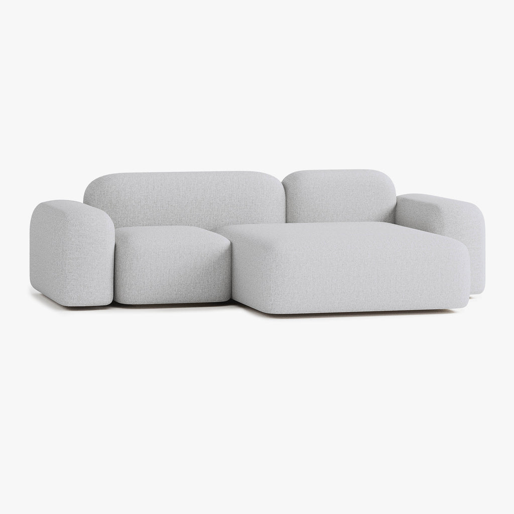 Max Sofa, Composition A20, 3 Seats, Right Chaise, Upholstery S1