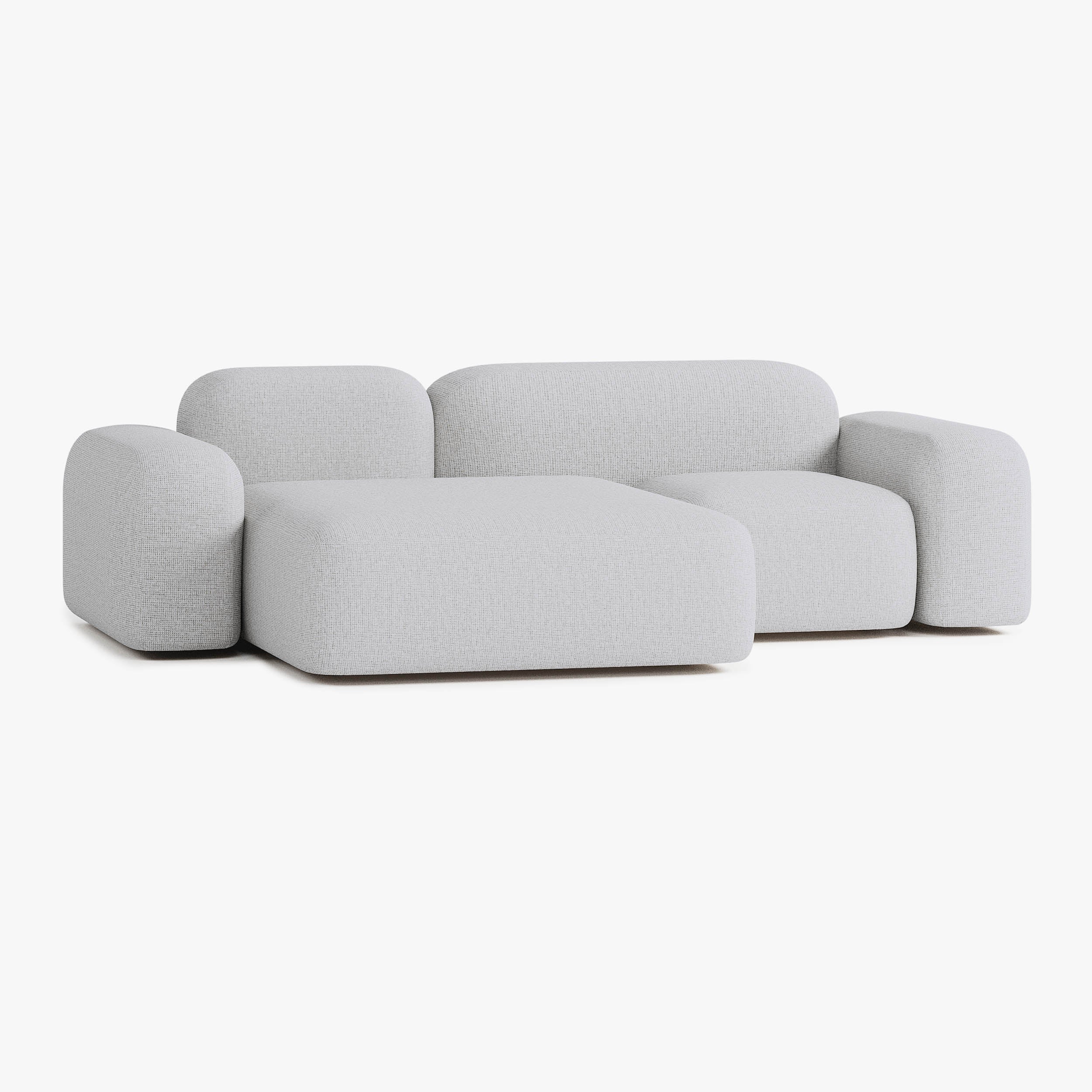 Max Sofa, Composition A20, 3 Seats, Left Chaise, Upholstery S1