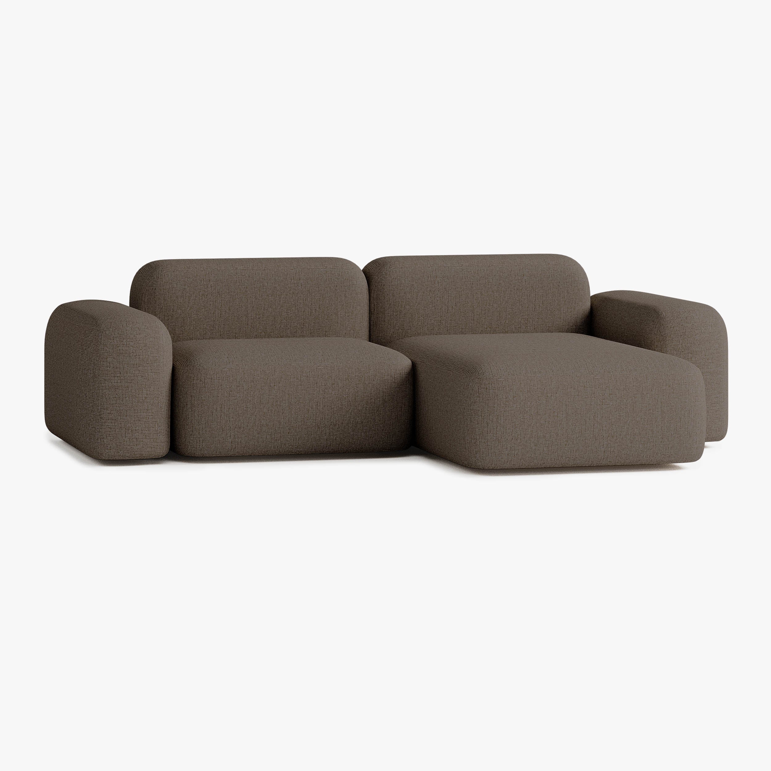 Divano Max, Composizione A5, Penisola a Destra, Rivestimento S10