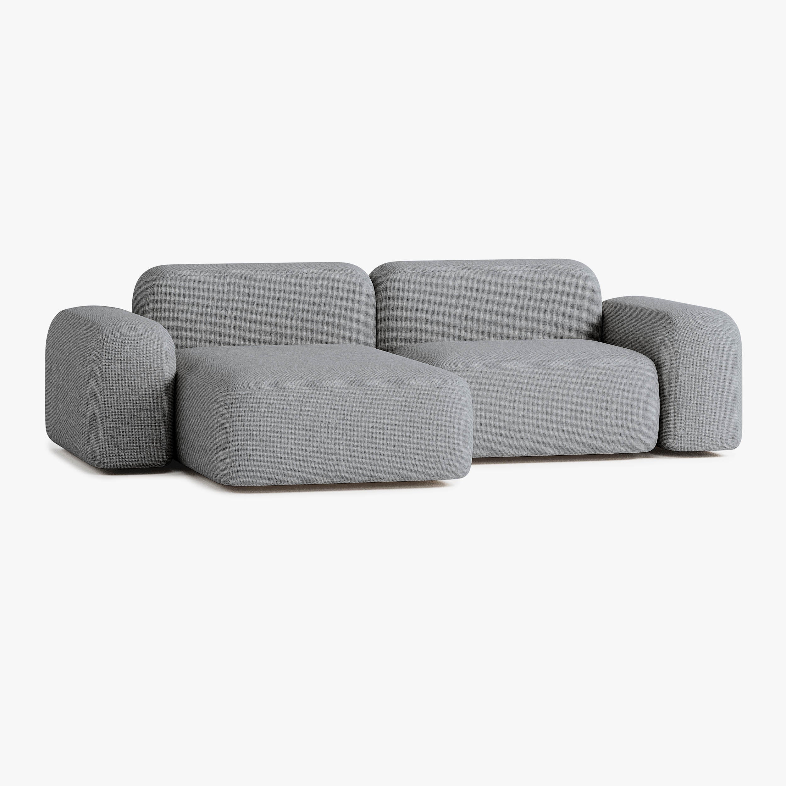 Divano Max, Composizione A5, Penisola a Sinistra, Rivestimento S13