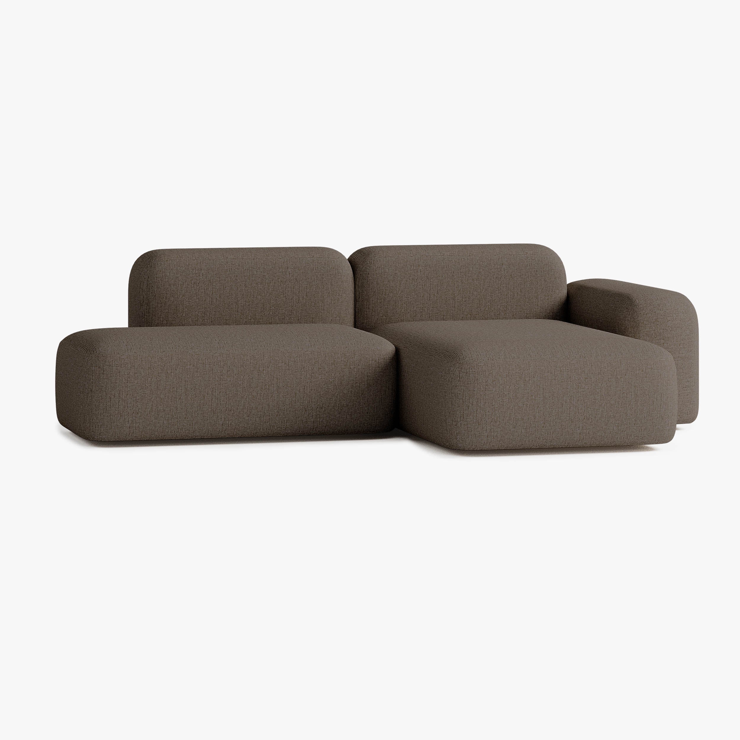 Max Sofa, Composition A8, Peninsula on the Right, Upholstery S10