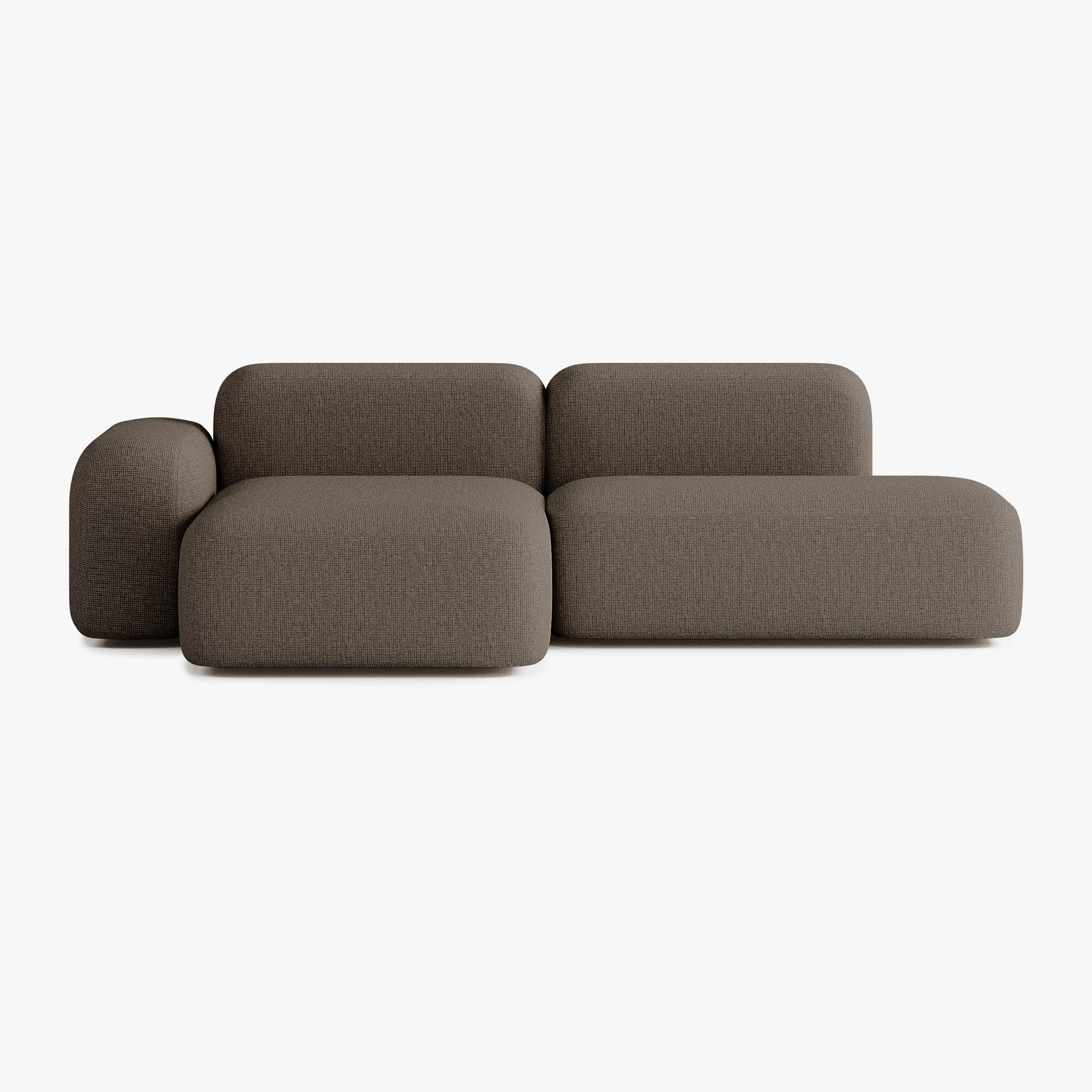 Max Sofa, Composition A8, Left Peninsula, S10 Upholstery
