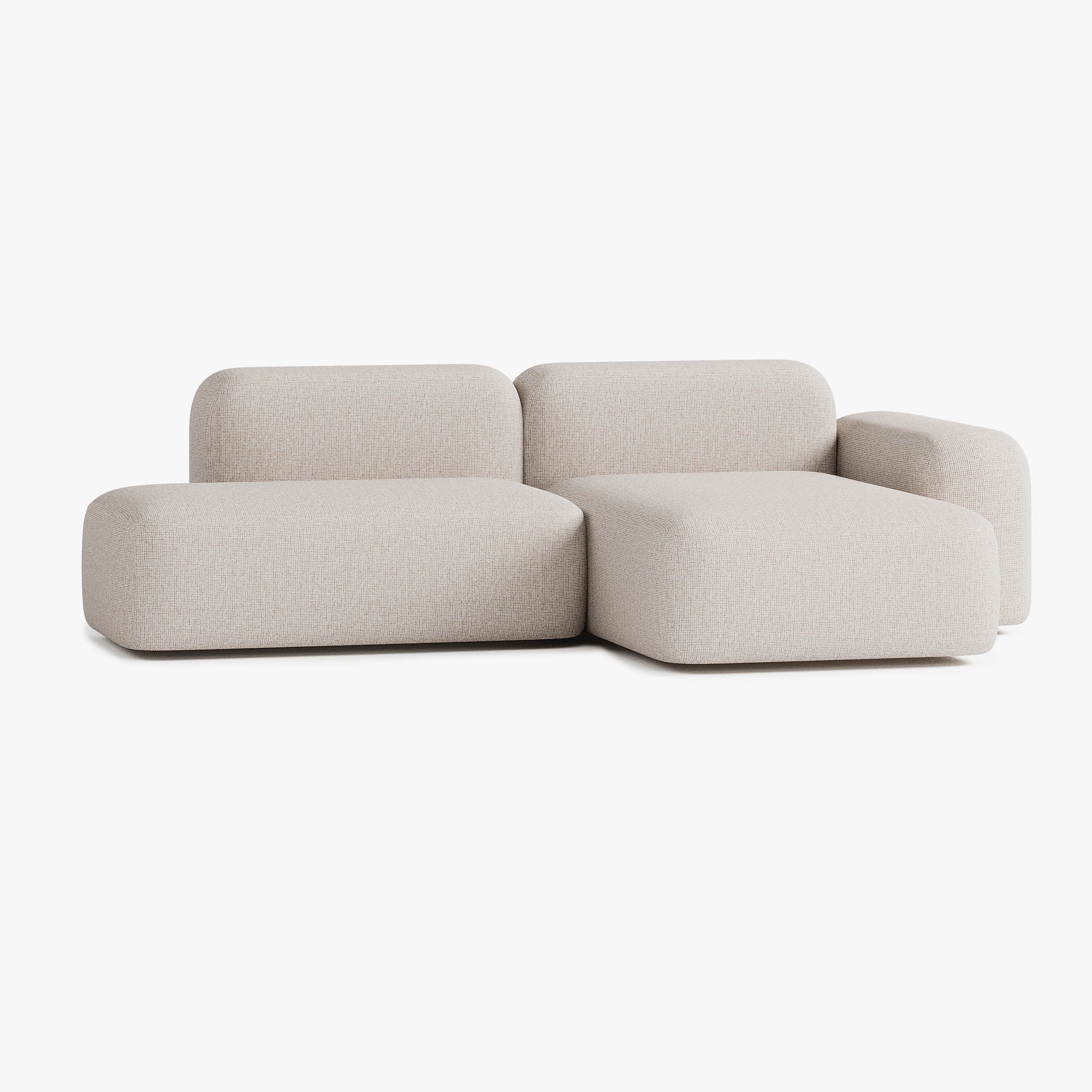 Max Sofa, Composition A8, Right Chaise, Upholstery S12