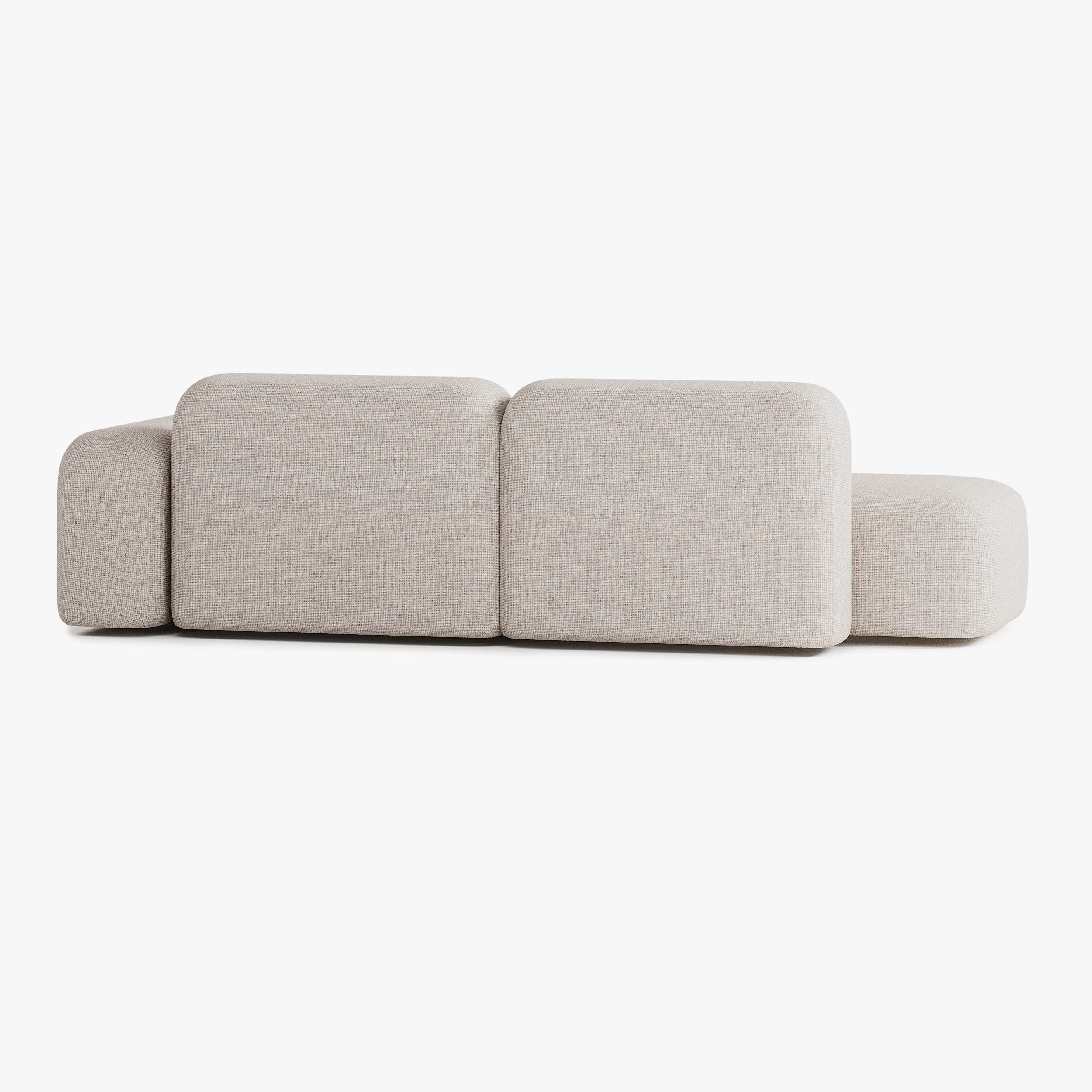 Max Sofa, Composition A8, Right Chaise, Upholstery S12