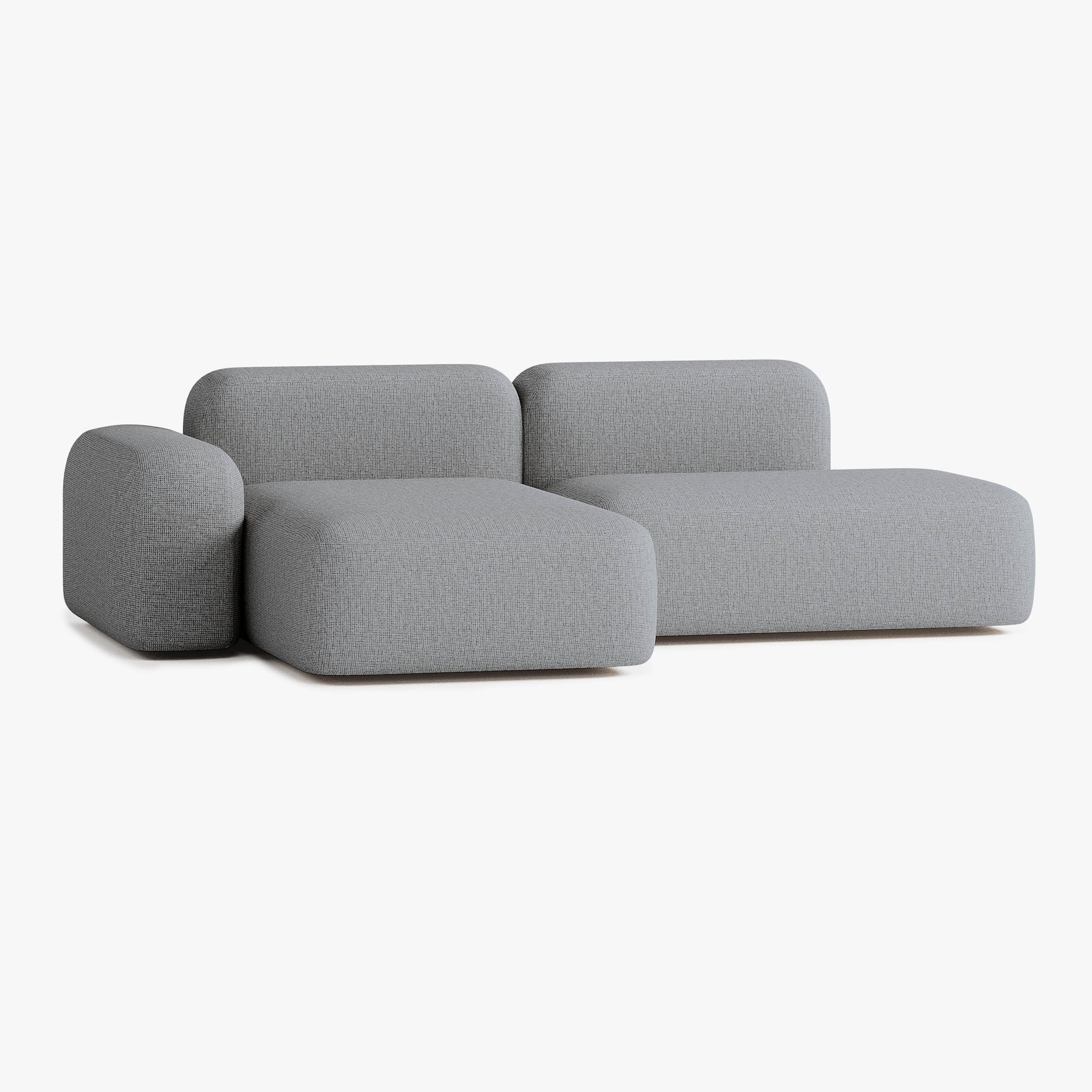 Max Sofa, Composition A8, Left Chaise, Upholstery S13