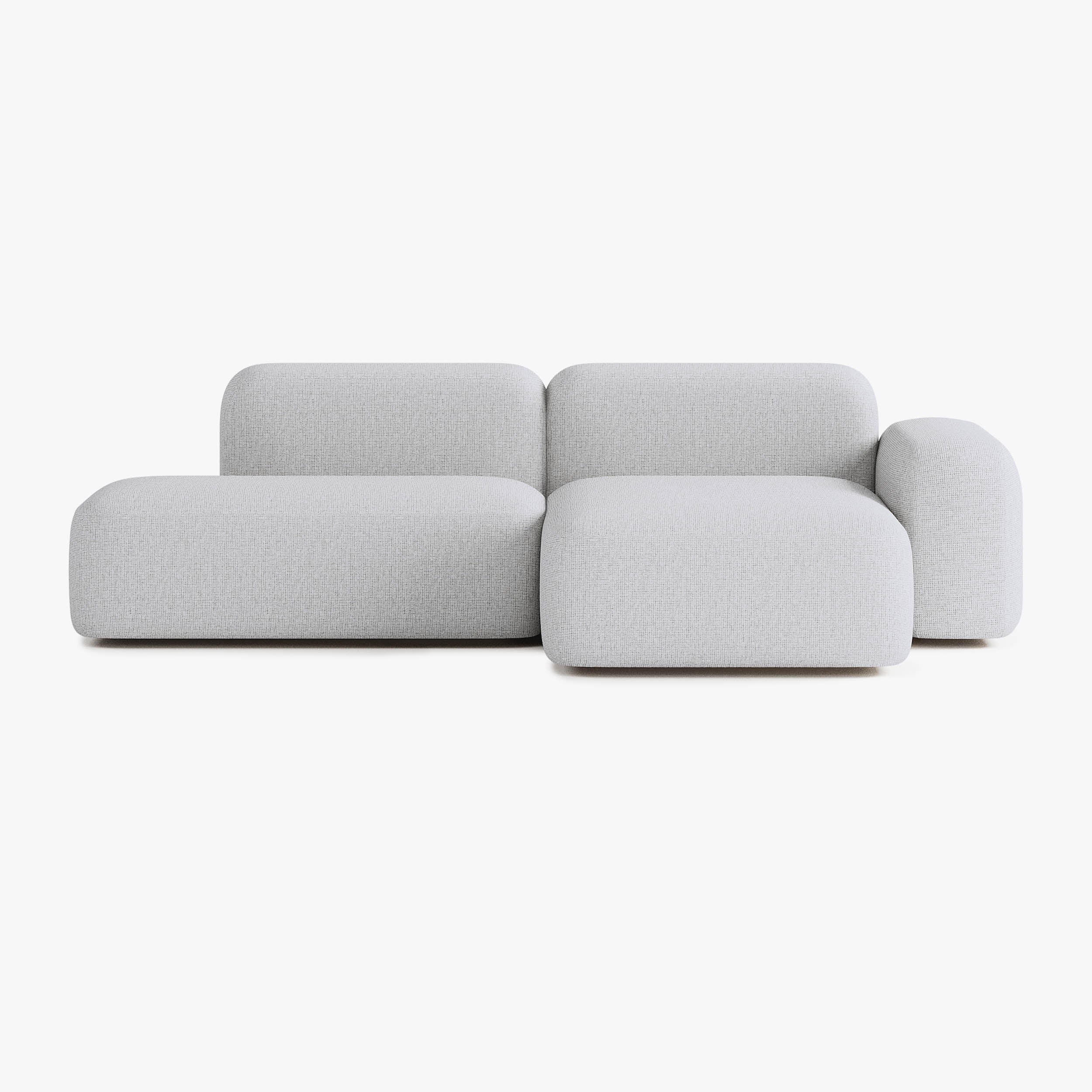 Max Sofa, Composition A8, Peninsula on the Right, S1 Upholstery