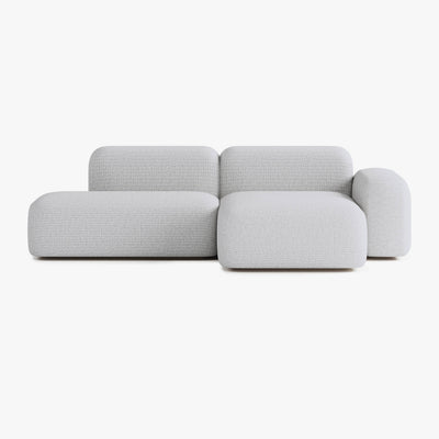 Divano Max, Composizione A8, Penisola a Destra, Rivestimento S1