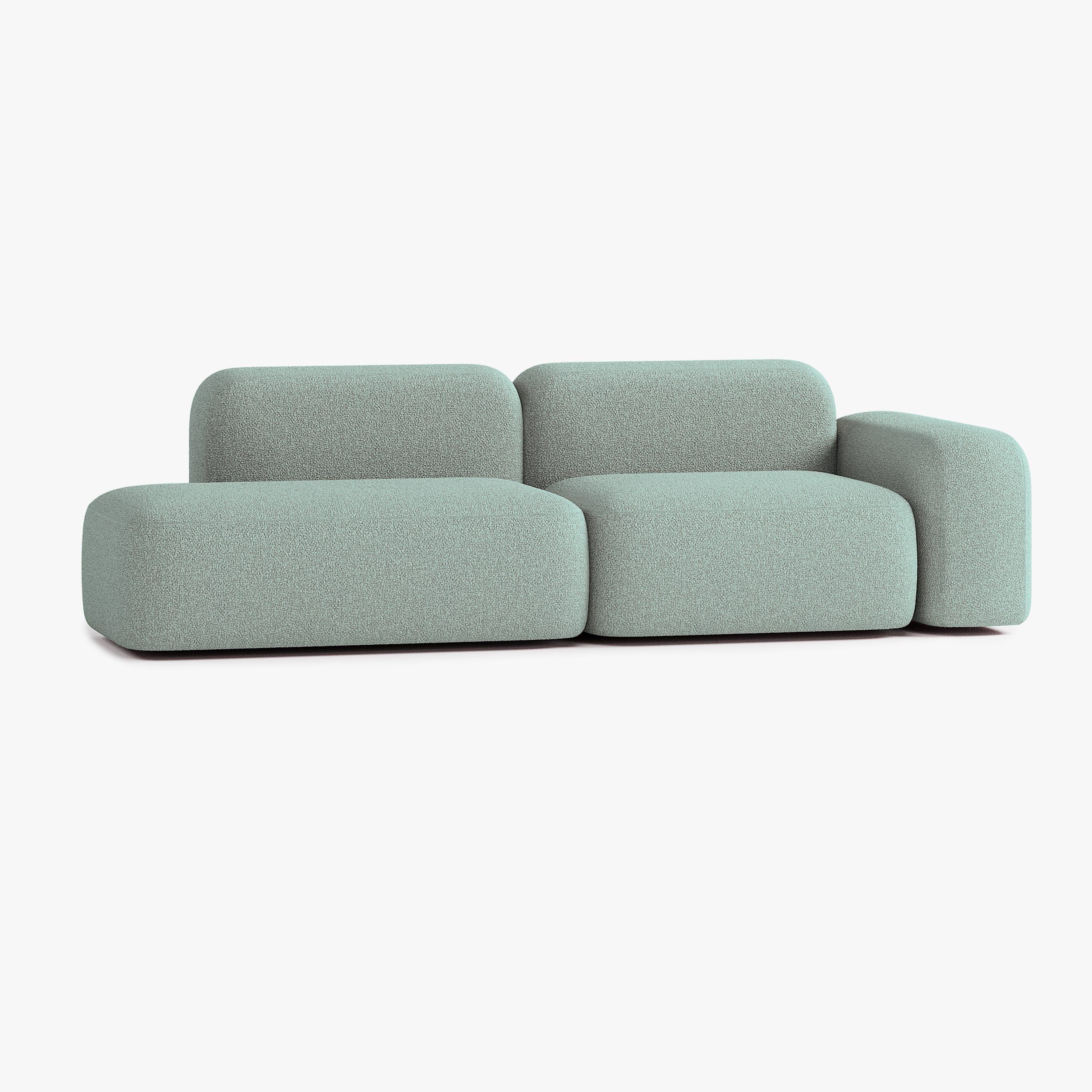 Divano Max, Composizione A9, Bracciolo a Destra, Rivestimento E13