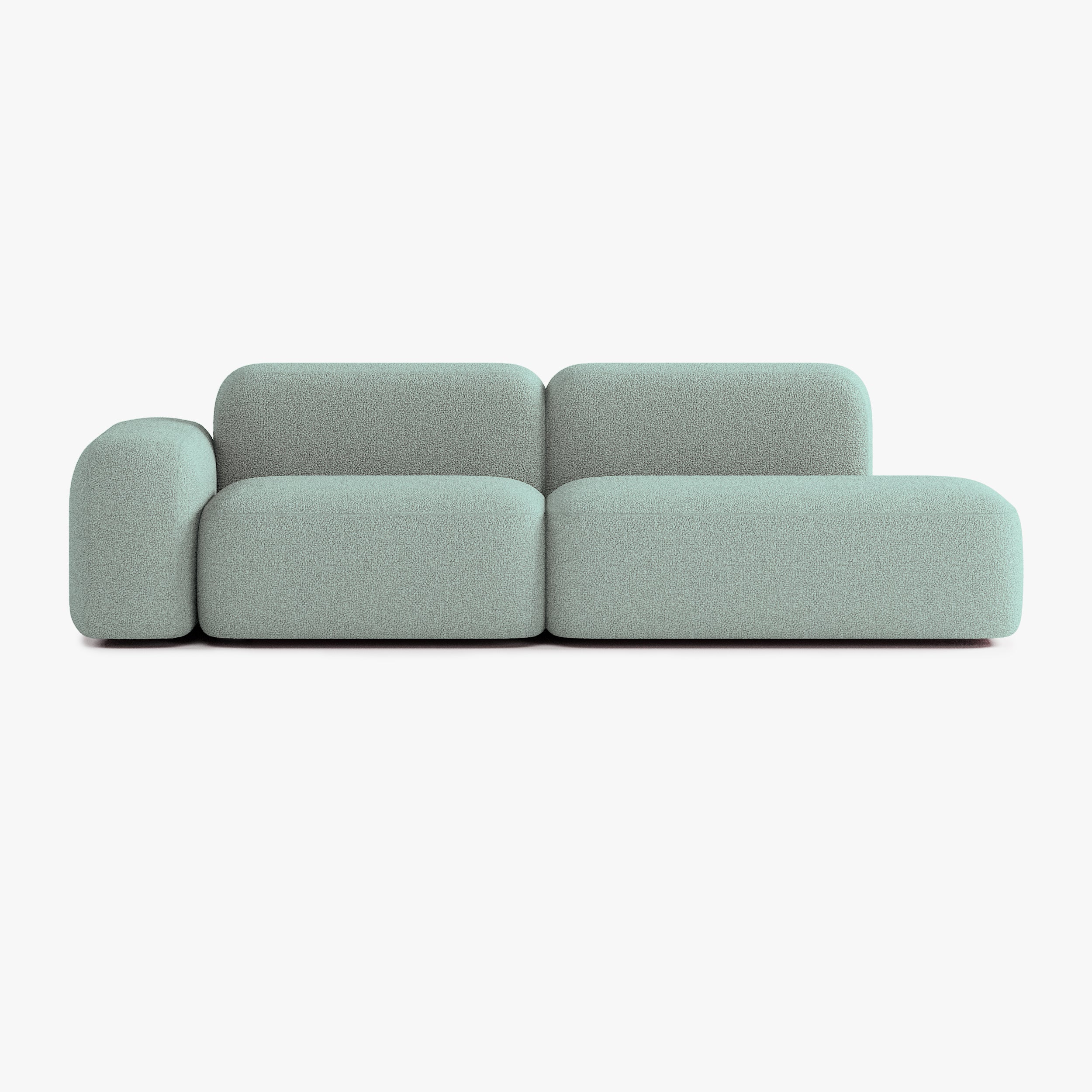 Max Sofa, Composition A9, Left Armrest, E13 Upholstery