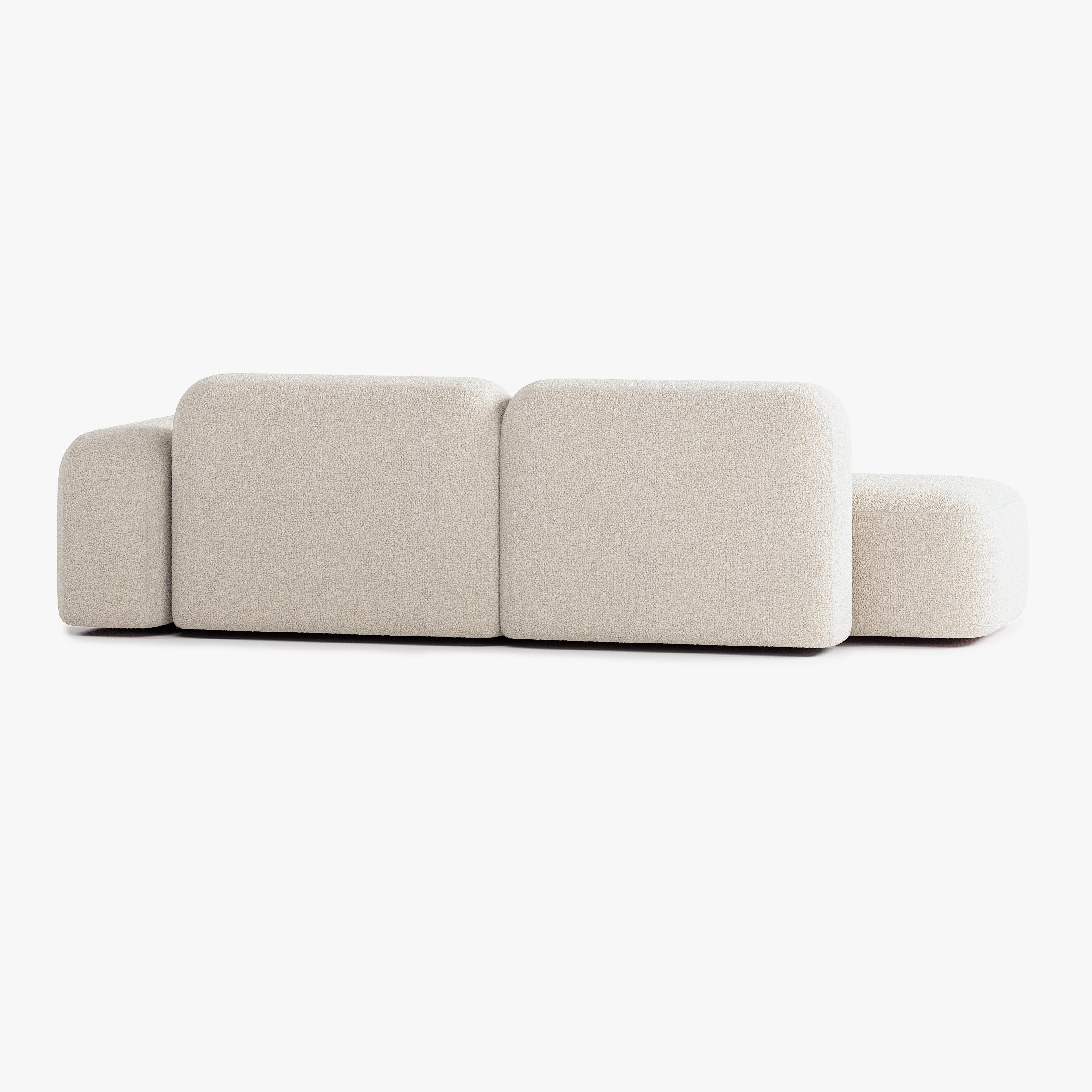 Max Sofa, Composition A9, Right Armrest, E2 Upholstery