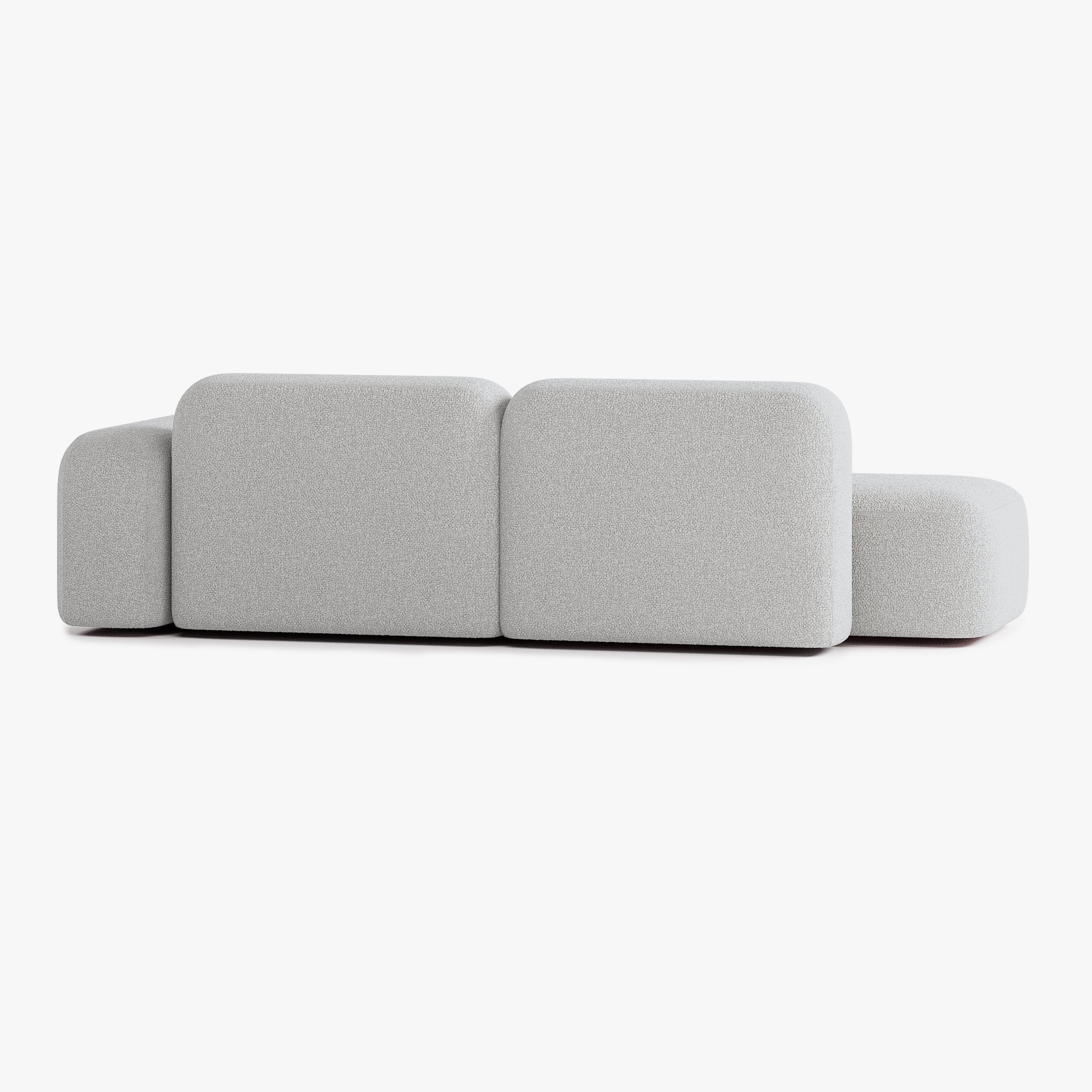 Divano Max, Composizione A9, Bracciolo a Destra, Rivestimento E7