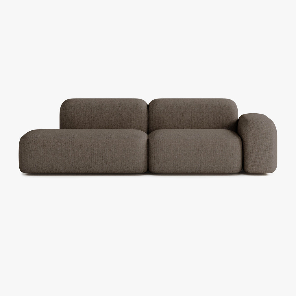 Max Sofa, Composition A9, Right Armrest, Upholstery S10