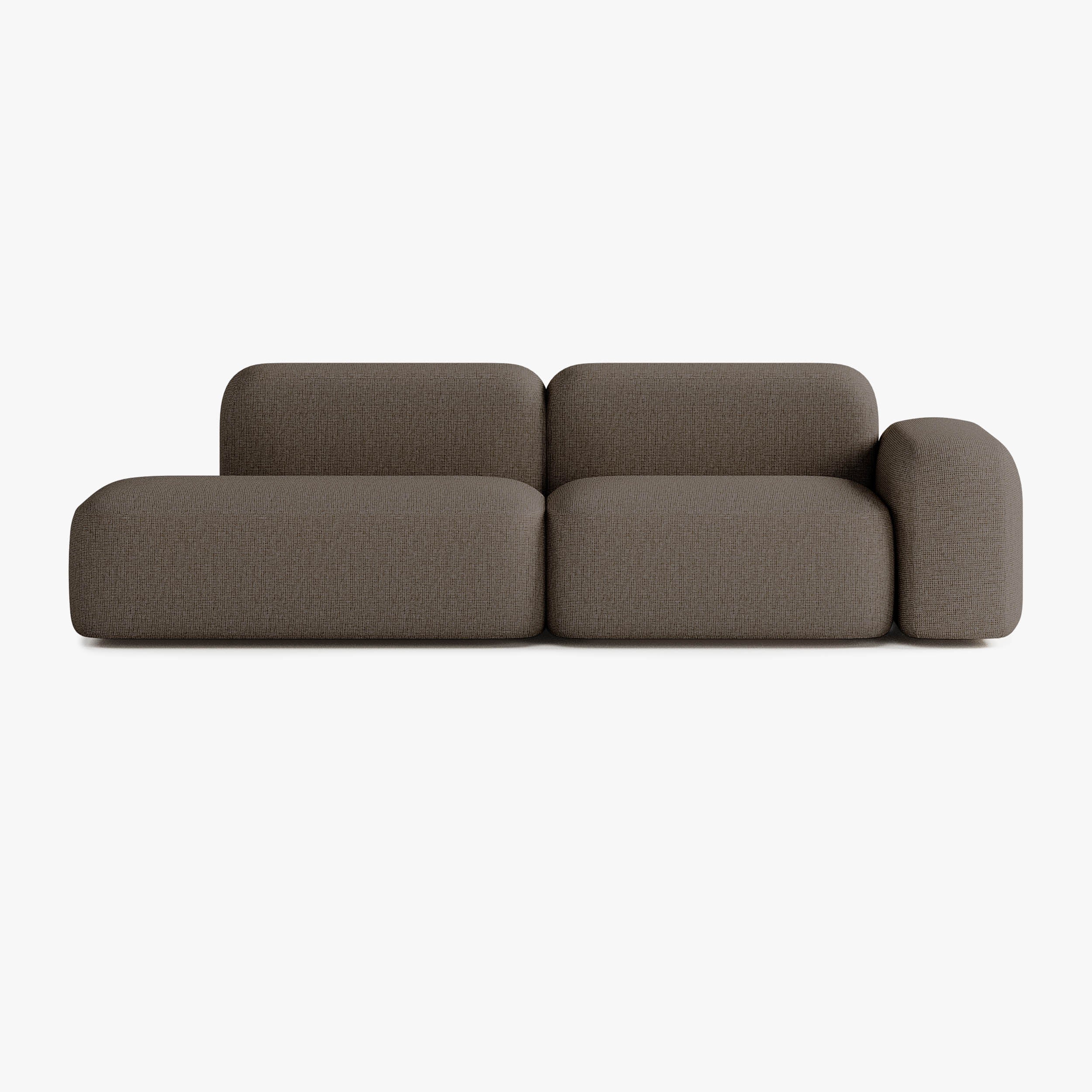 Max Sofa, Composition A9, Right Armrest, S10 Upholstery