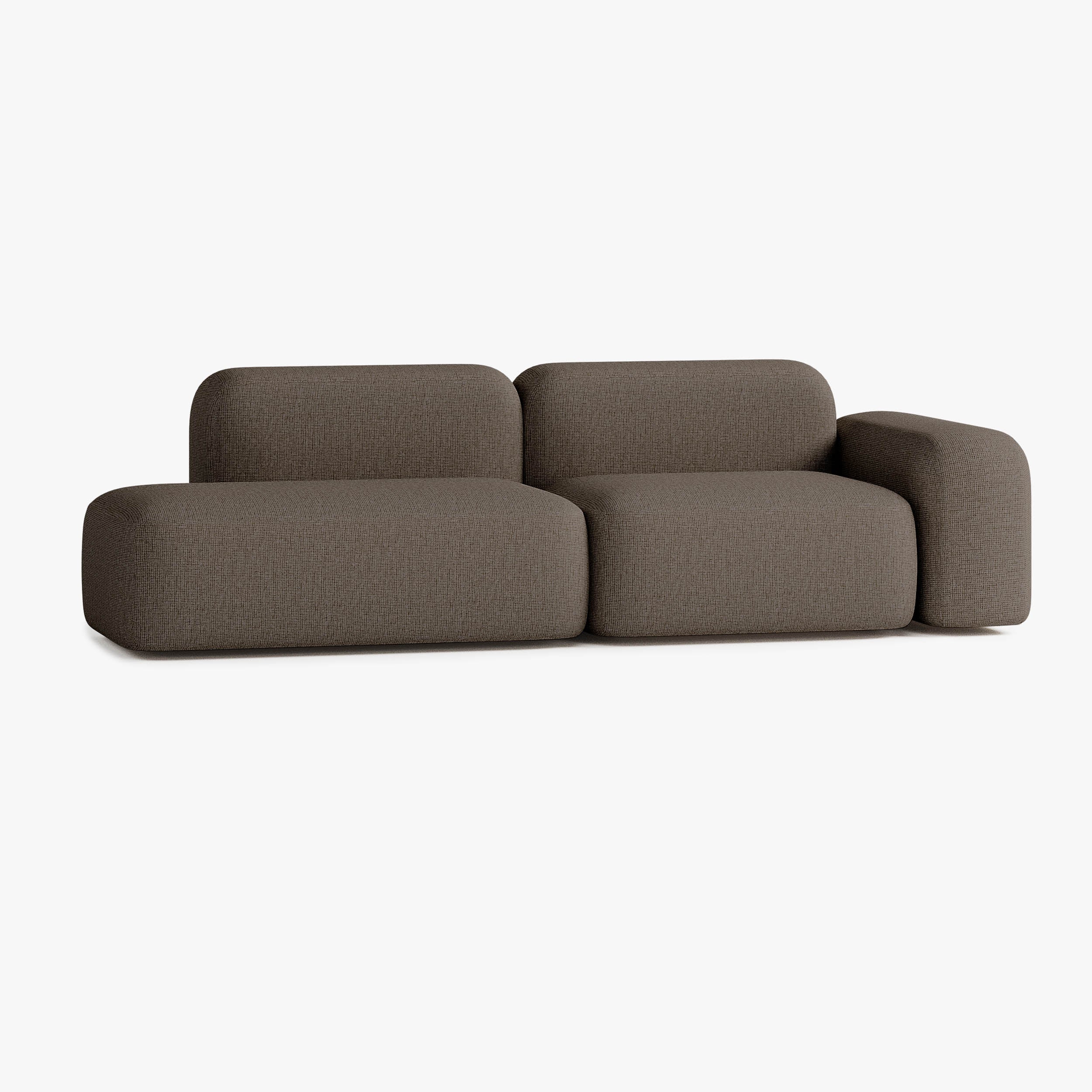 Max Sofa, Composition A9, Right Armrest, Upholstery S10