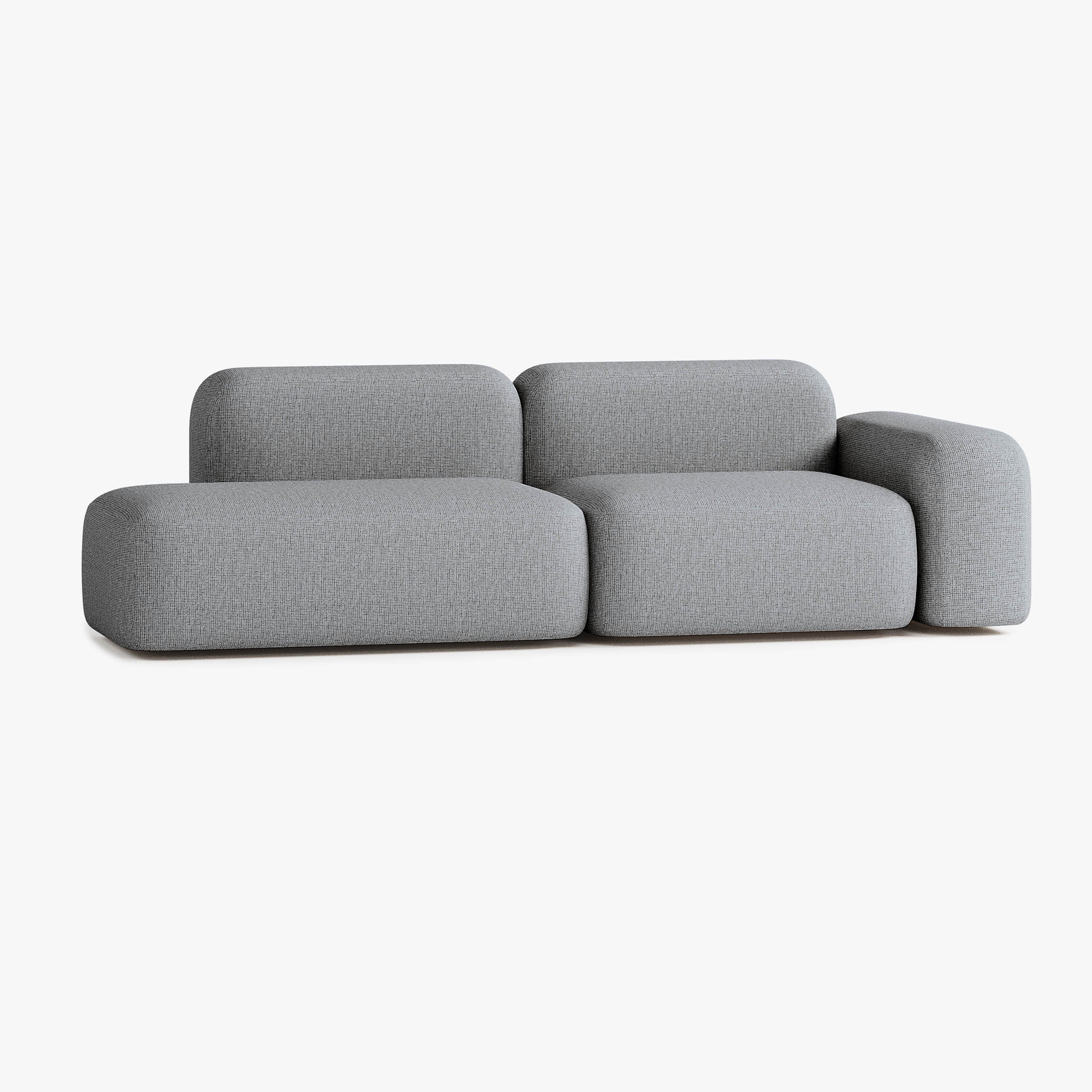 Max Sofa, Composition A9, Right Armrest, S13 Upholstery
