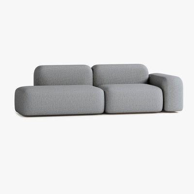 Max Sofa, Composition A9, Right Armrest, Upholstery S13